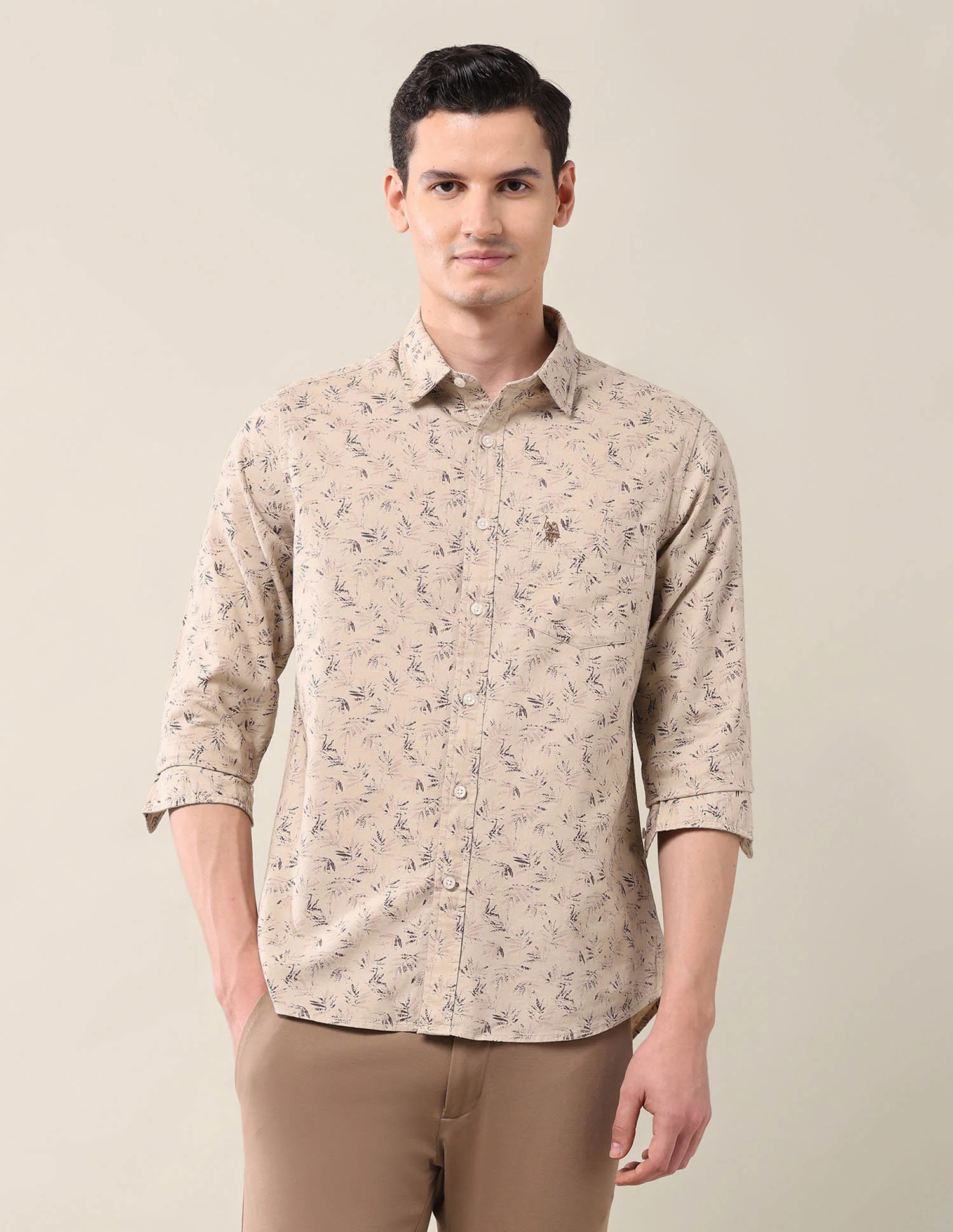 Tailored Fit All-Over Printed Shirt - Image 6