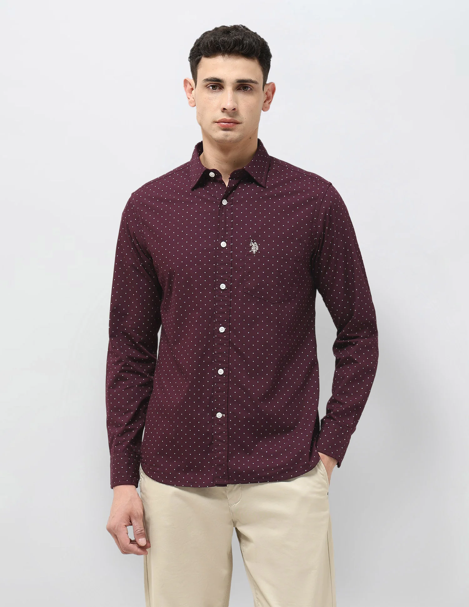Tailored Fit All-Over Printed Shirt - Image 6