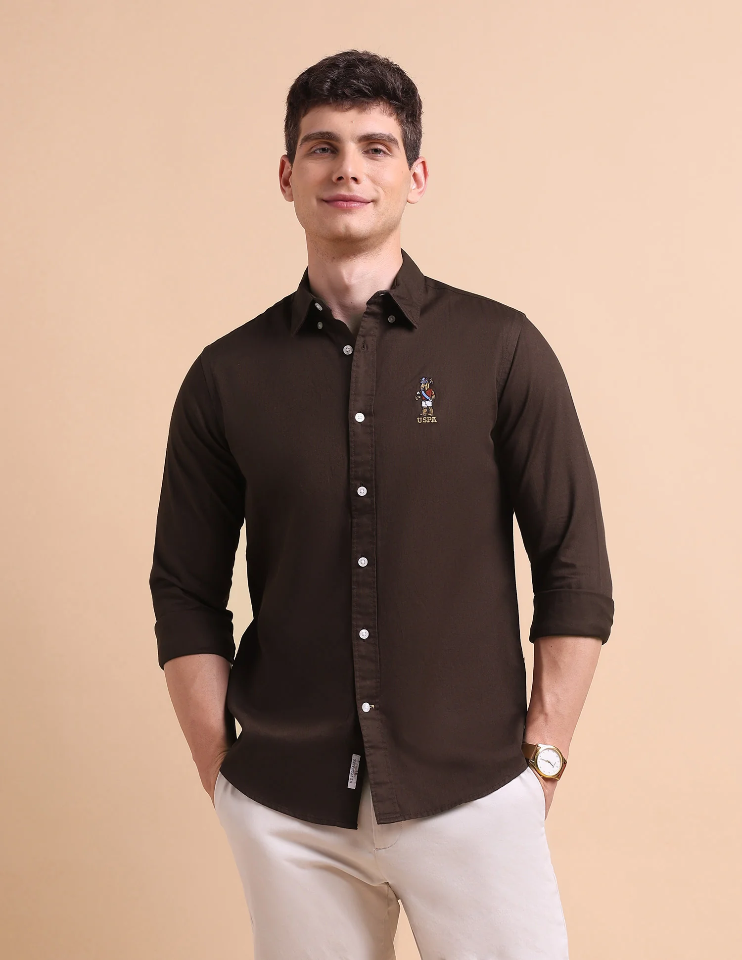 Tailored Fit Button Down Shirt - Image 3