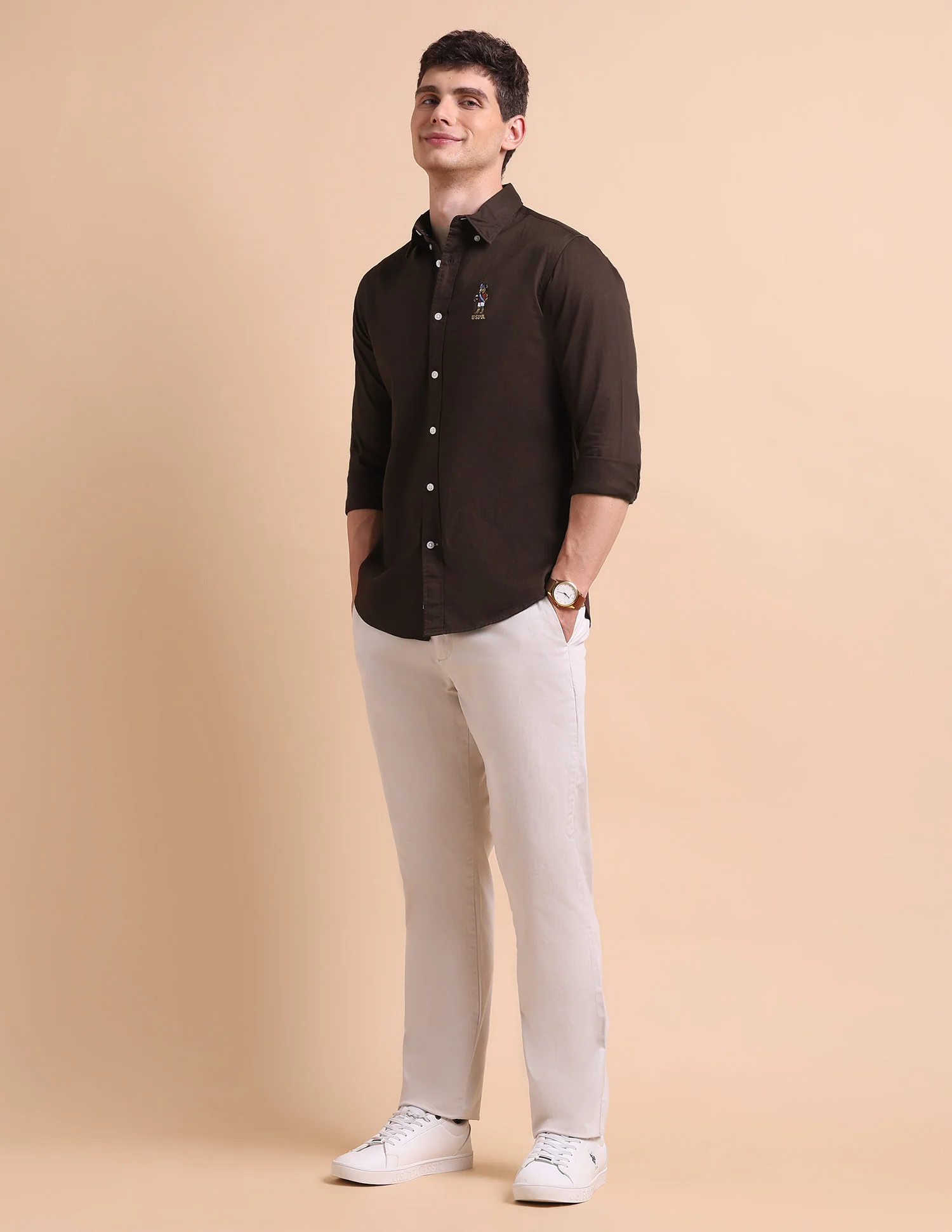 Tailored Fit Button Down Shirt - Image 4