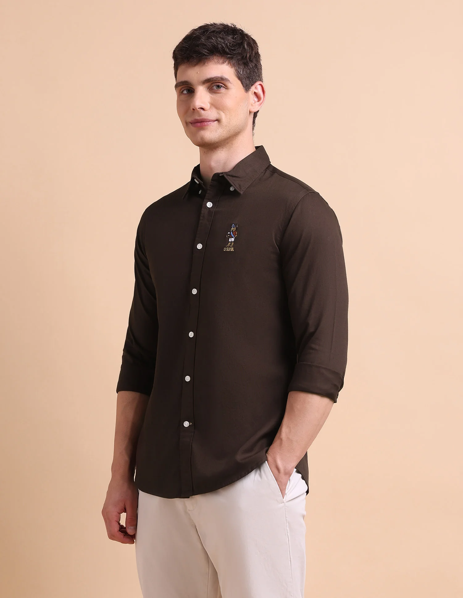 Tailored Fit Button Down Shirt - Image 5