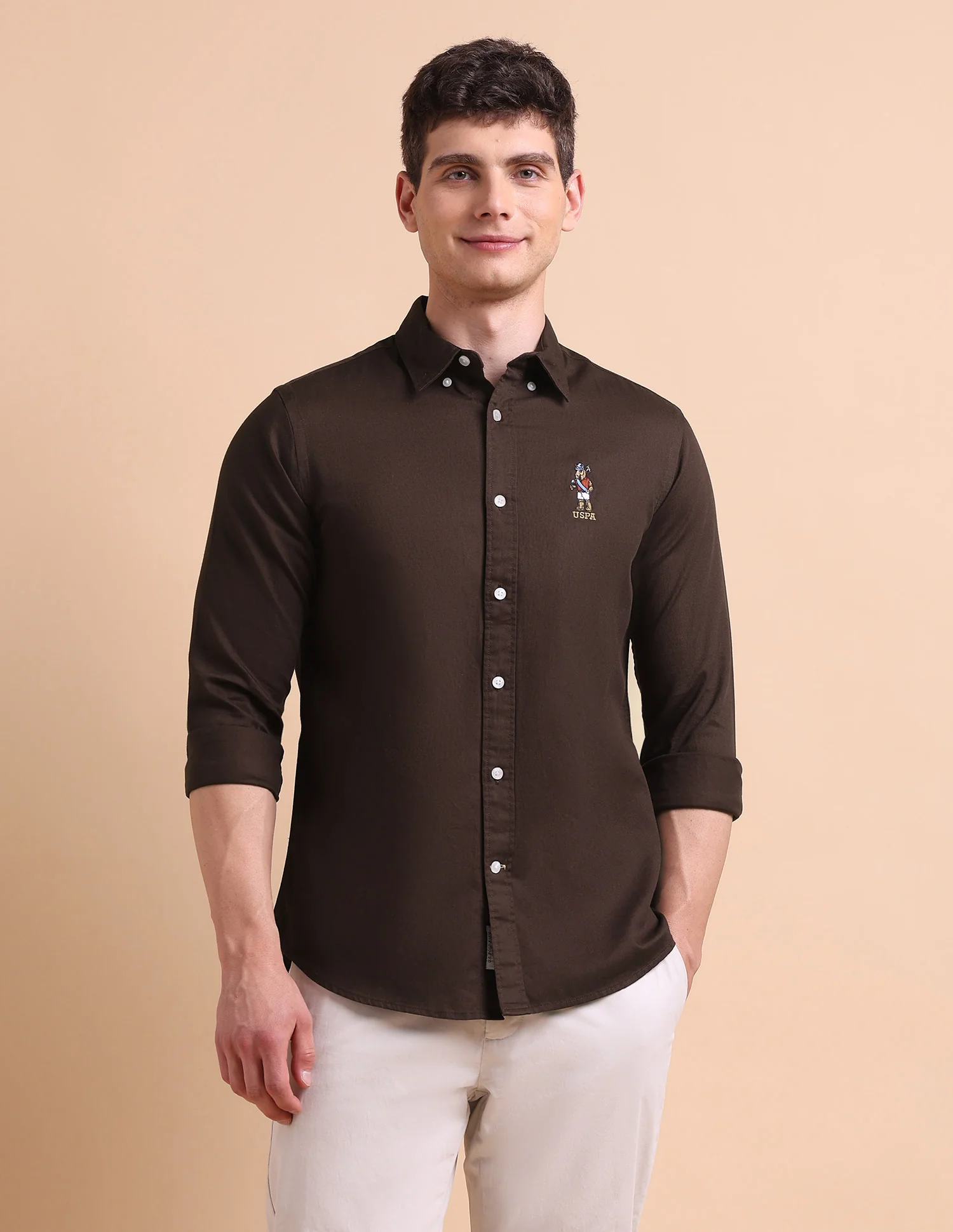 Tailored Fit Button Down Shirt - Image 7