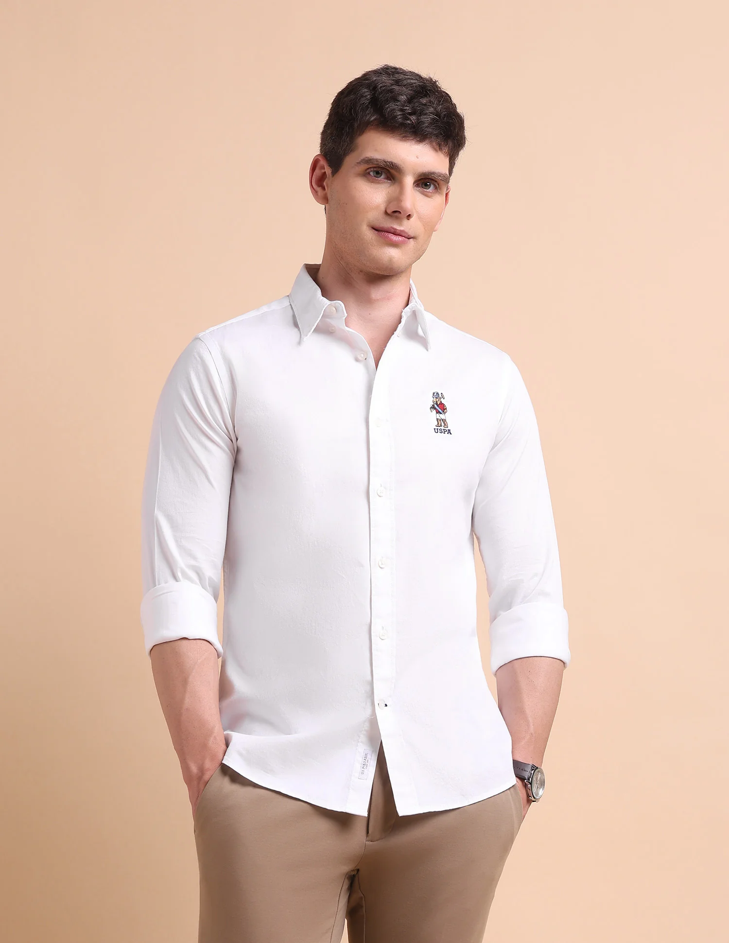 Tailored Fit Button Down Shirt - Image 7