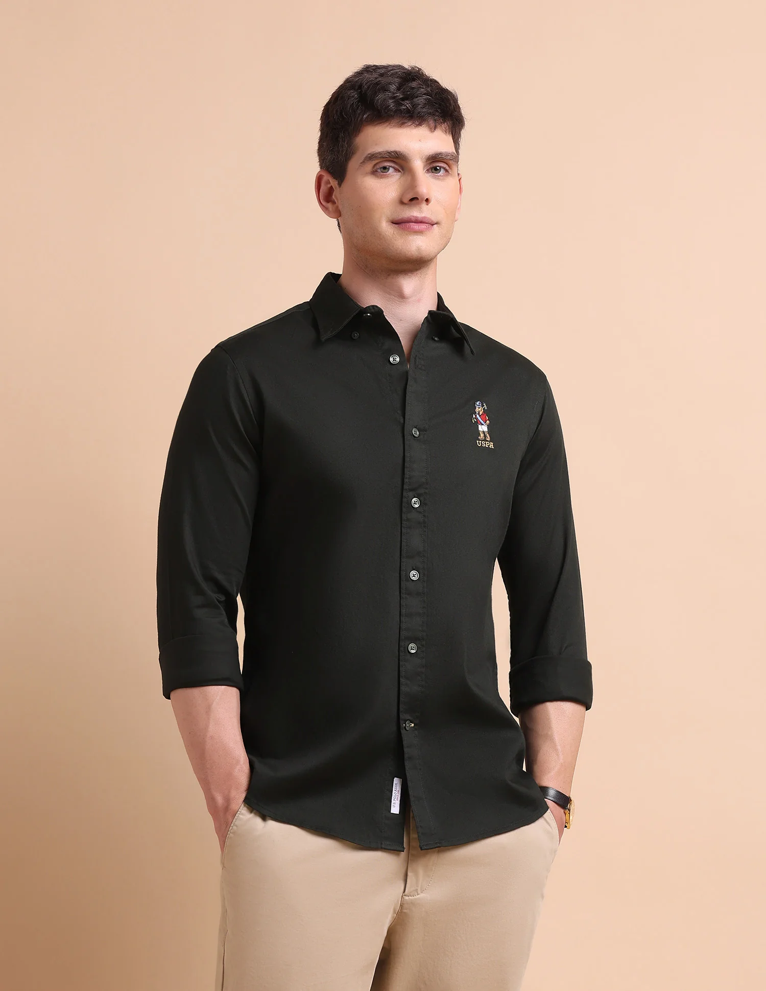 Tailored Fit Button Down Shirt