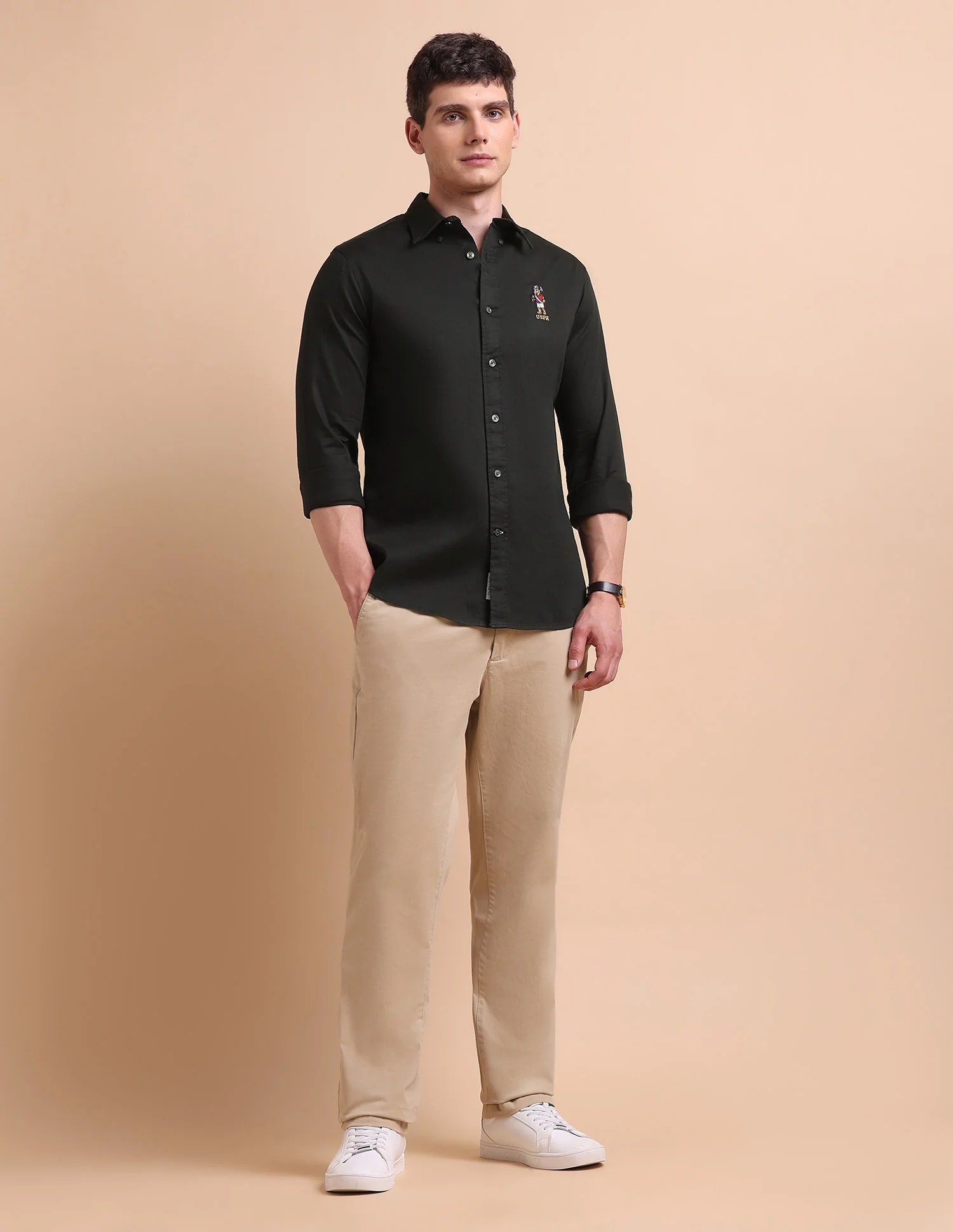 Tailored Fit Button Down Shirt - Image 3