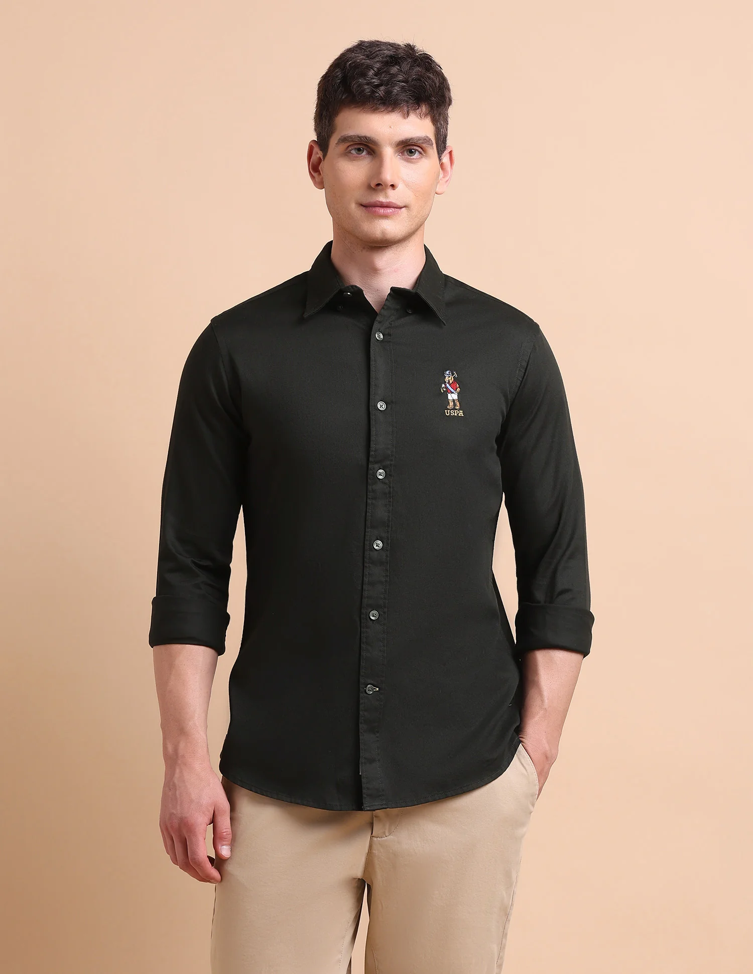 Tailored Fit Button Down Shirt - Image 6