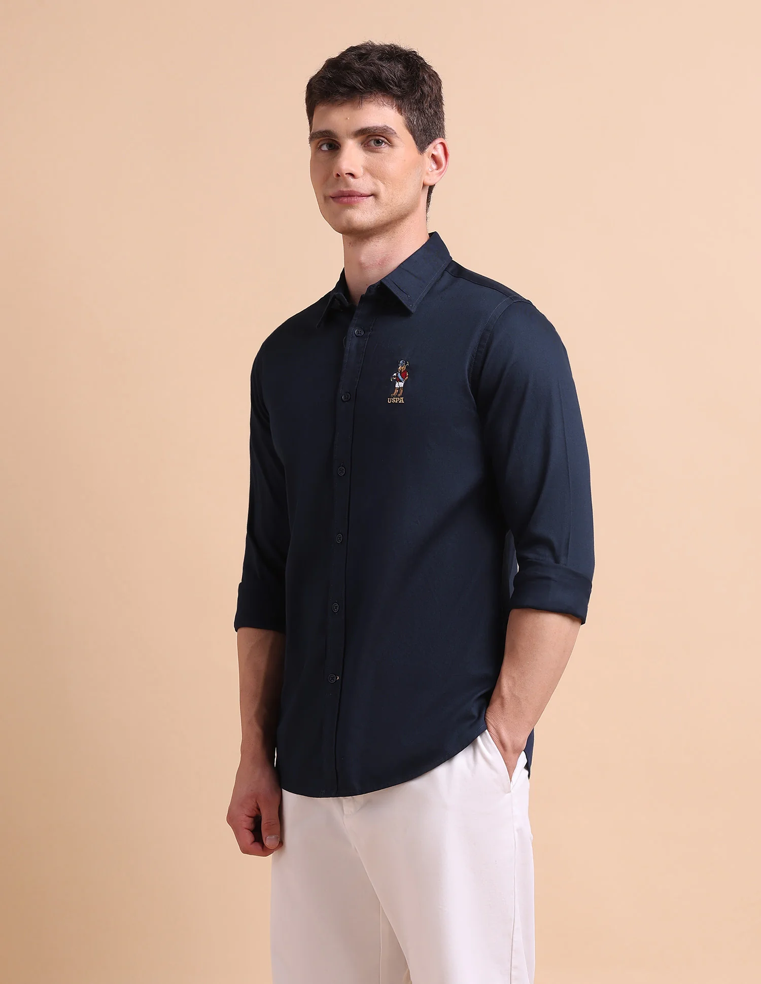 Tailored Fit Button Down Shirt - Image 4