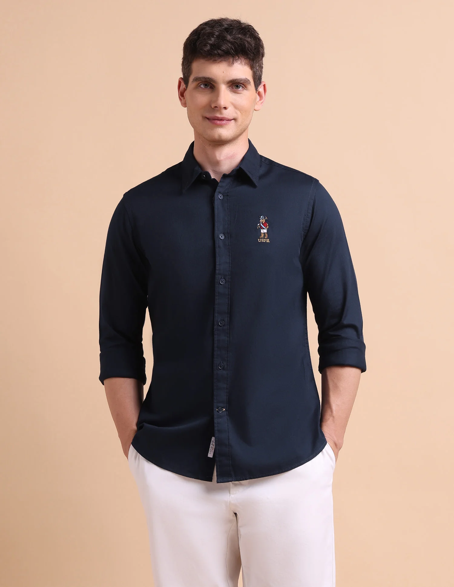 Tailored Fit Button Down Shirt - Image 6