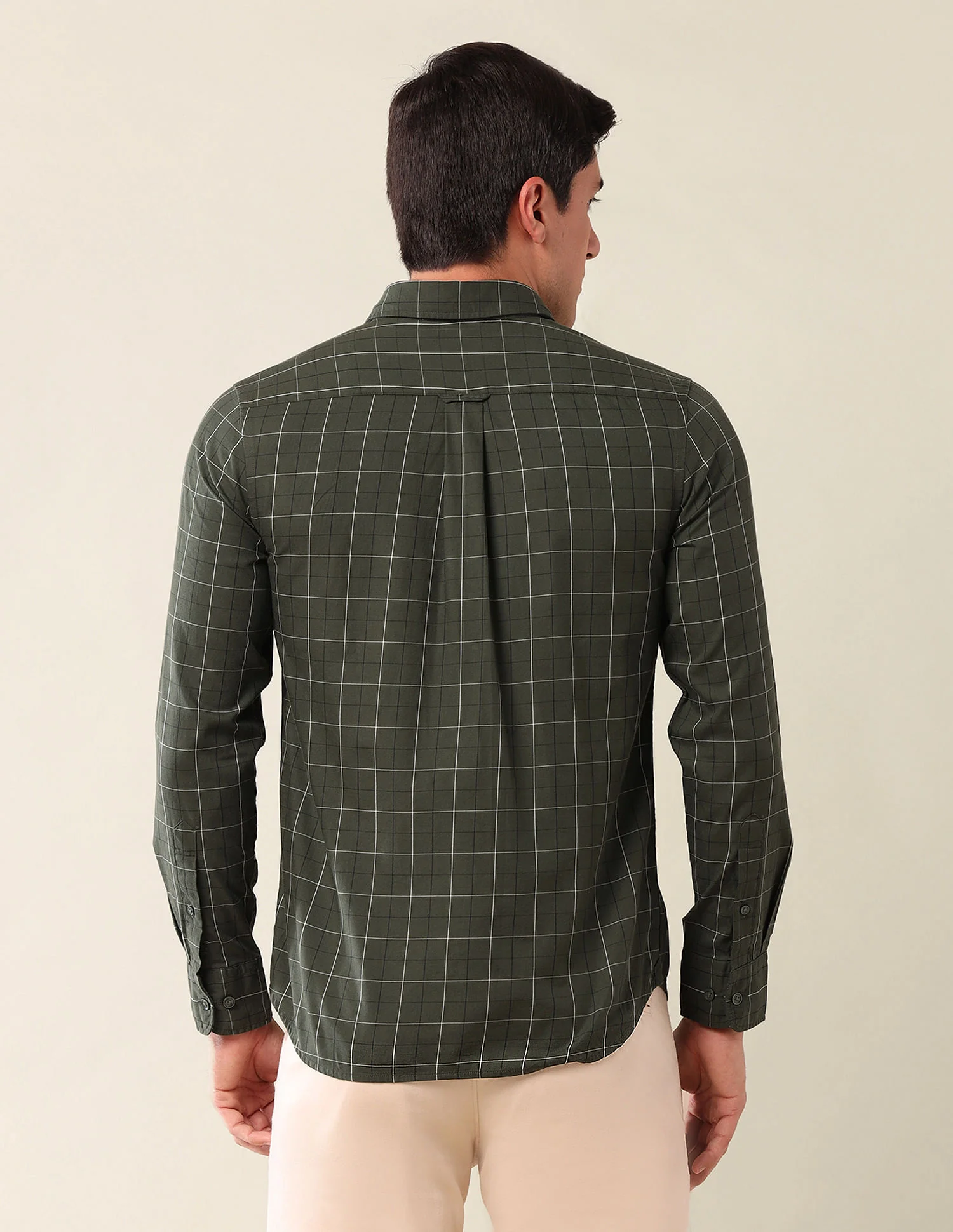 Tailored Fit Checked Shirt - Image 5