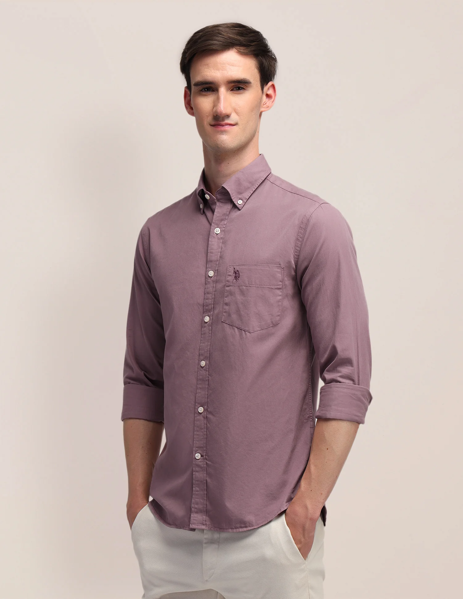 Tailored Fit Cotton Formal Shirt - Image 4