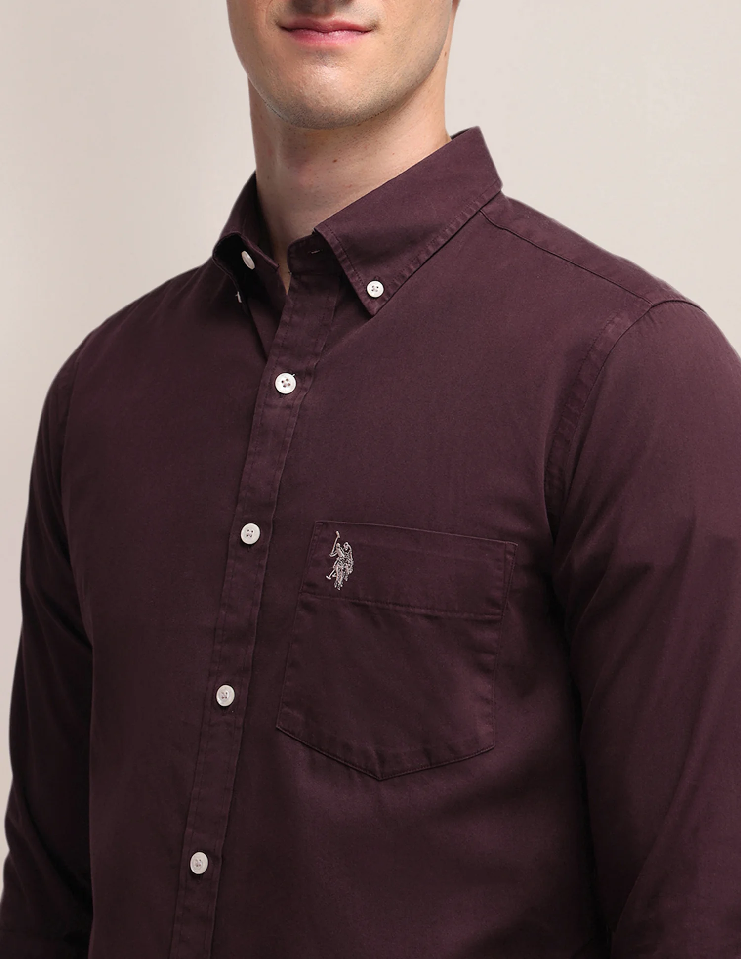 Tailored Fit Cotton Shirt - Image 7