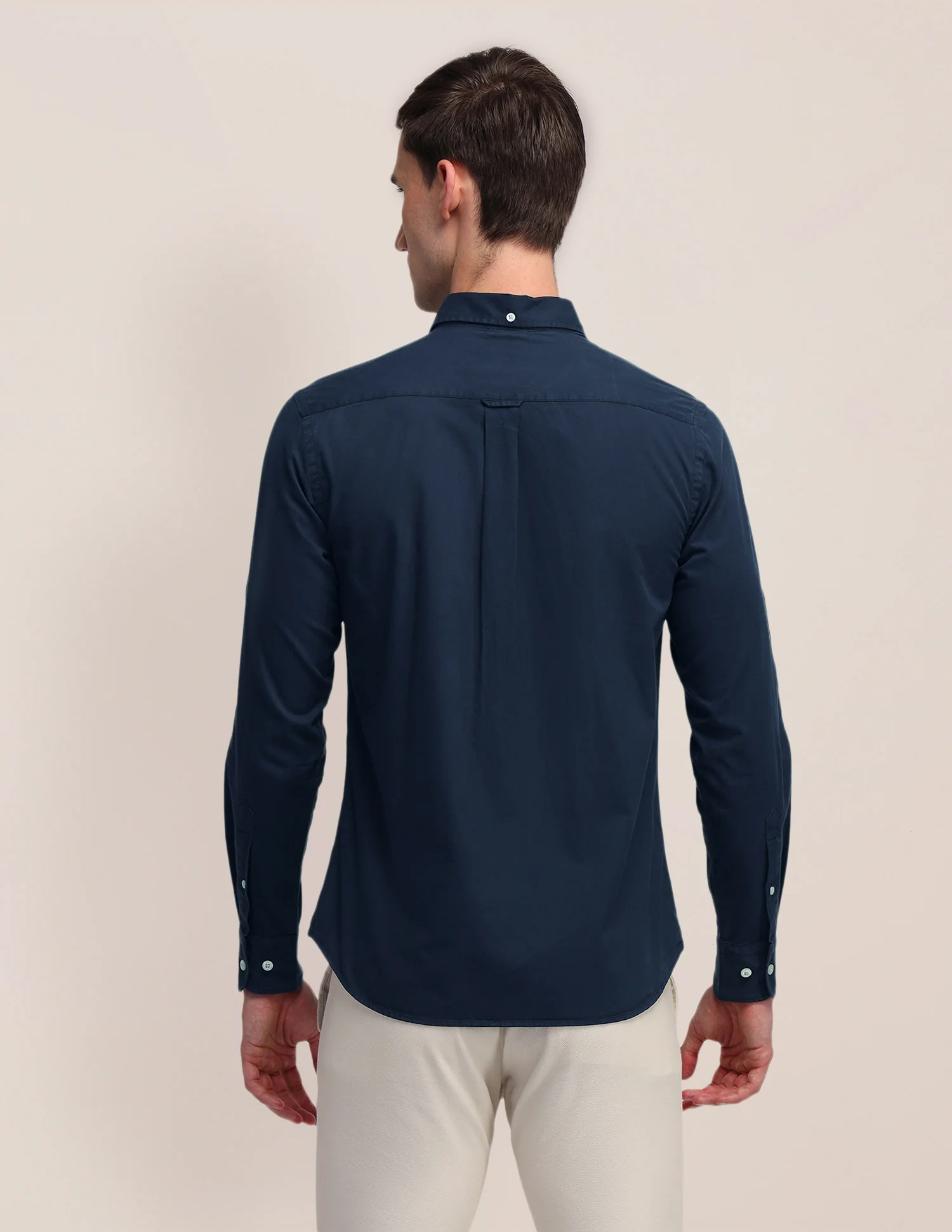 Tailored Fit Cotton Shirt - Image 5