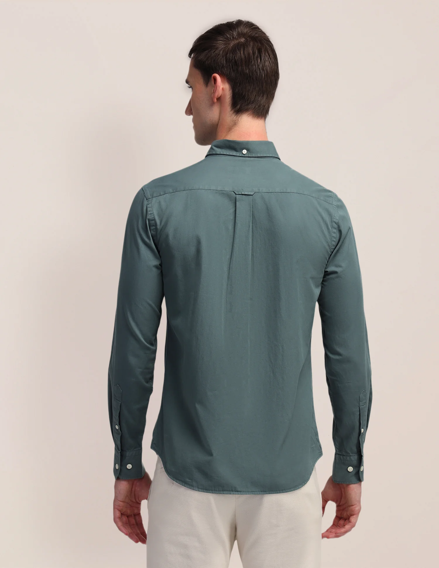Tailored Fit Cotton Shirt - Image 5
