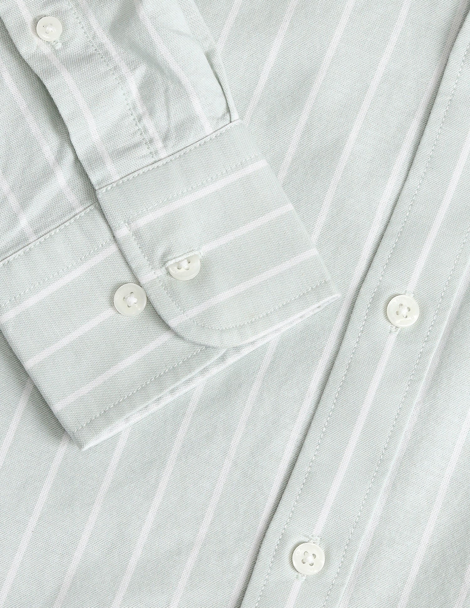 Tailored Fit Cotton Striped Shirt - Image 8
