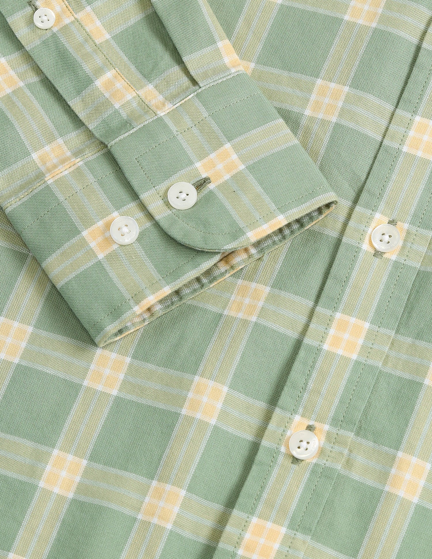 Tailored Fit Dobby Checked Shirt - Image 8