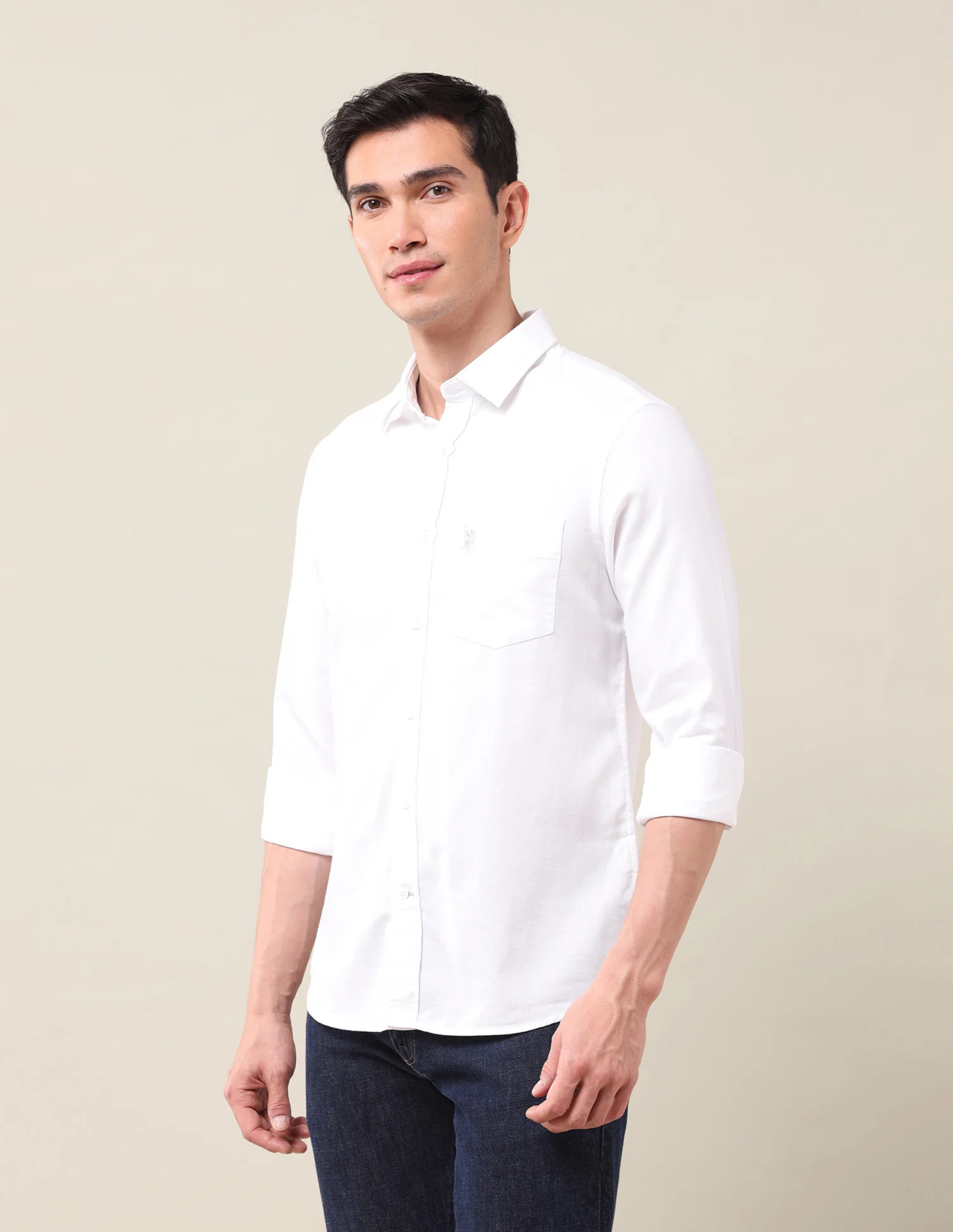 Tailored Fit Dobby Shirt - Image 4