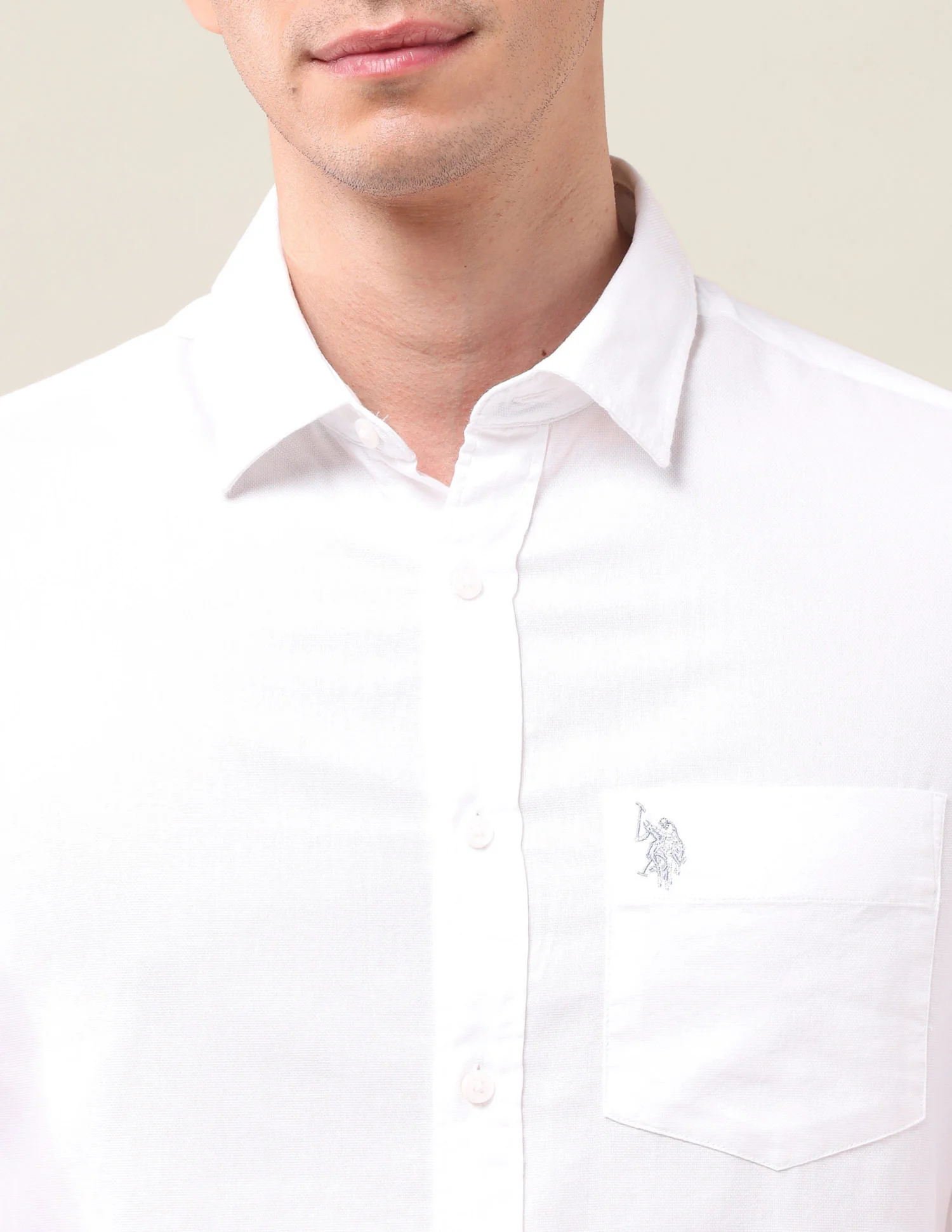 Tailored Fit Dobby Shirt - Image 7