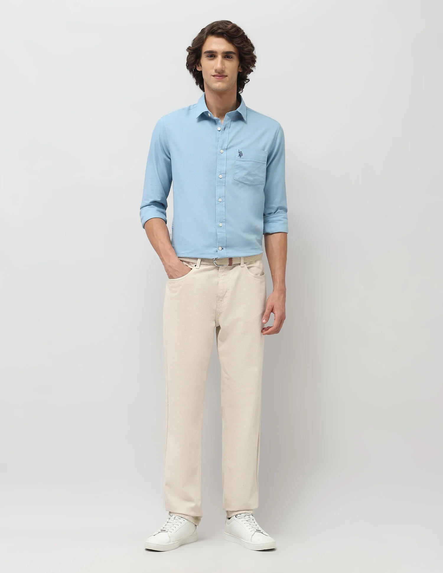 Tailored Fit Dobby Shirt - Image 3