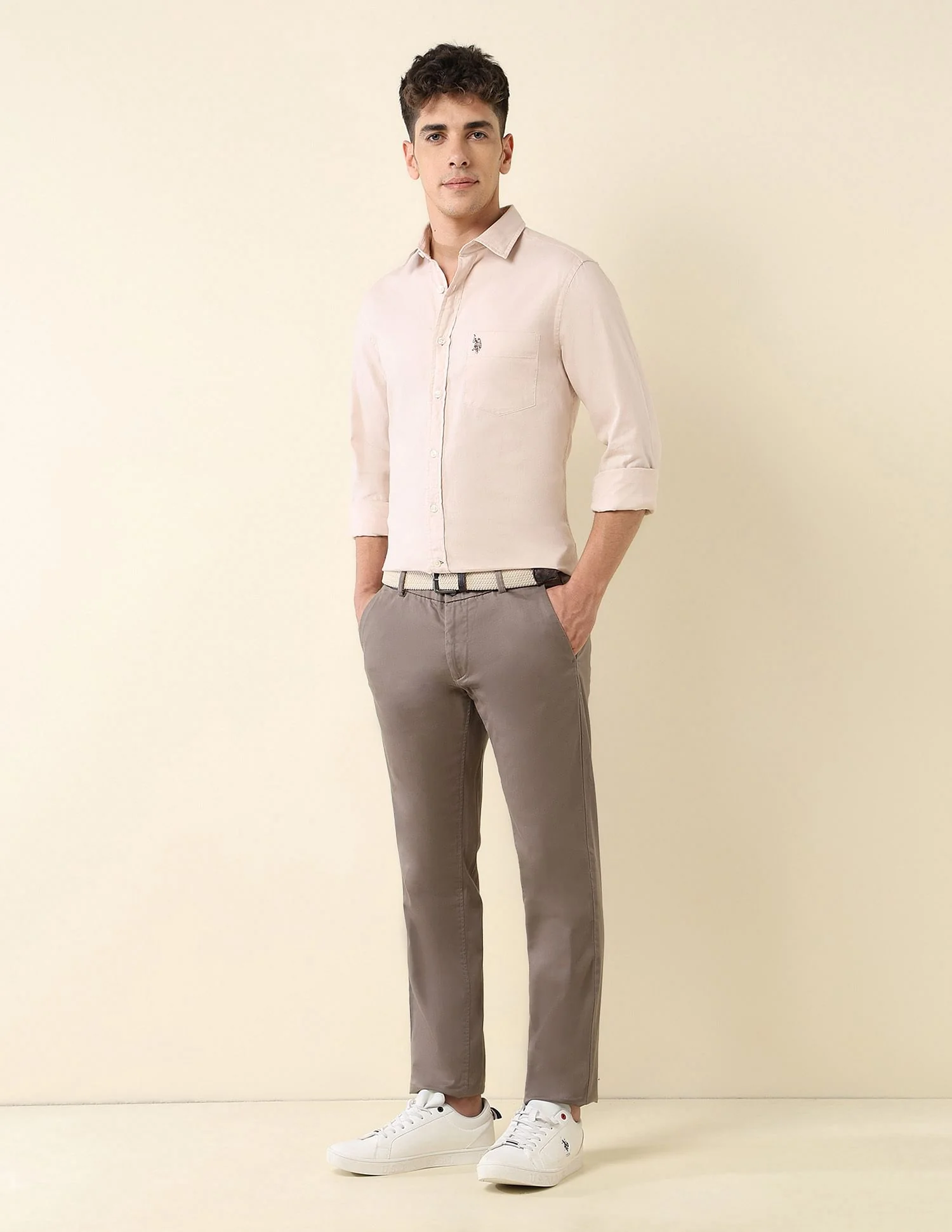 Tailored Fit Dobby Shirt - Image 3