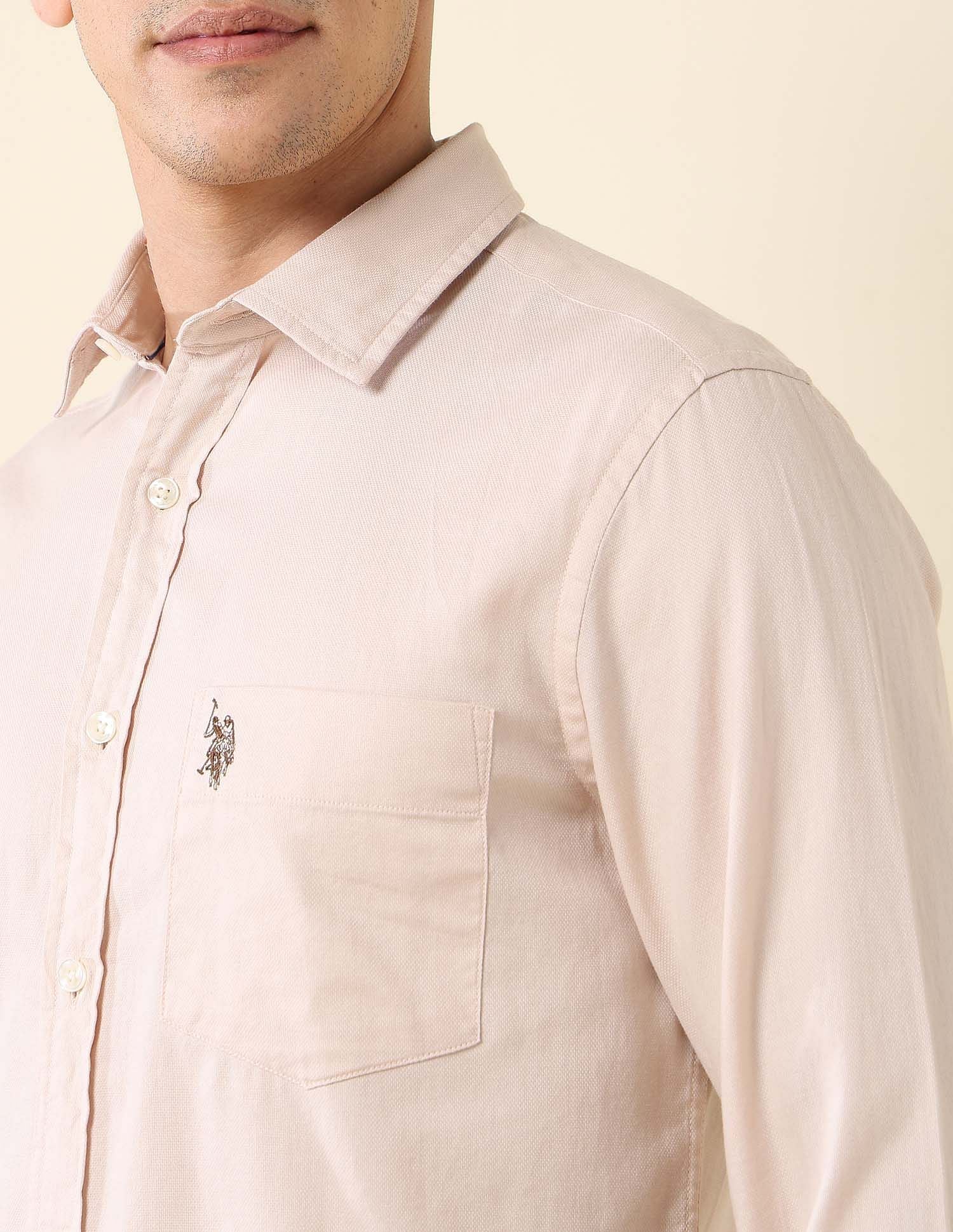 Tailored Fit Dobby Shirt - Image 7