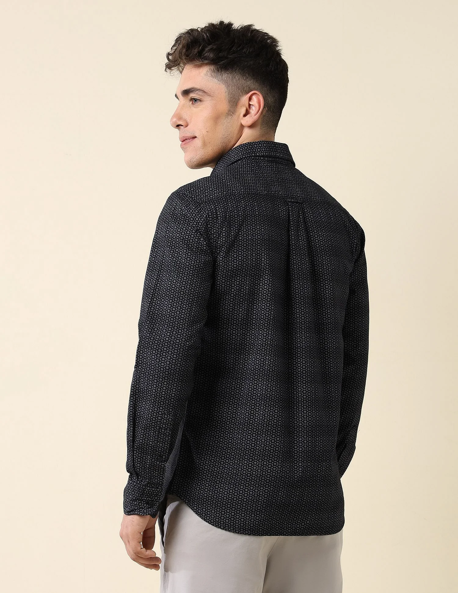 Tailored Fit Dobby Shirt - Image 5