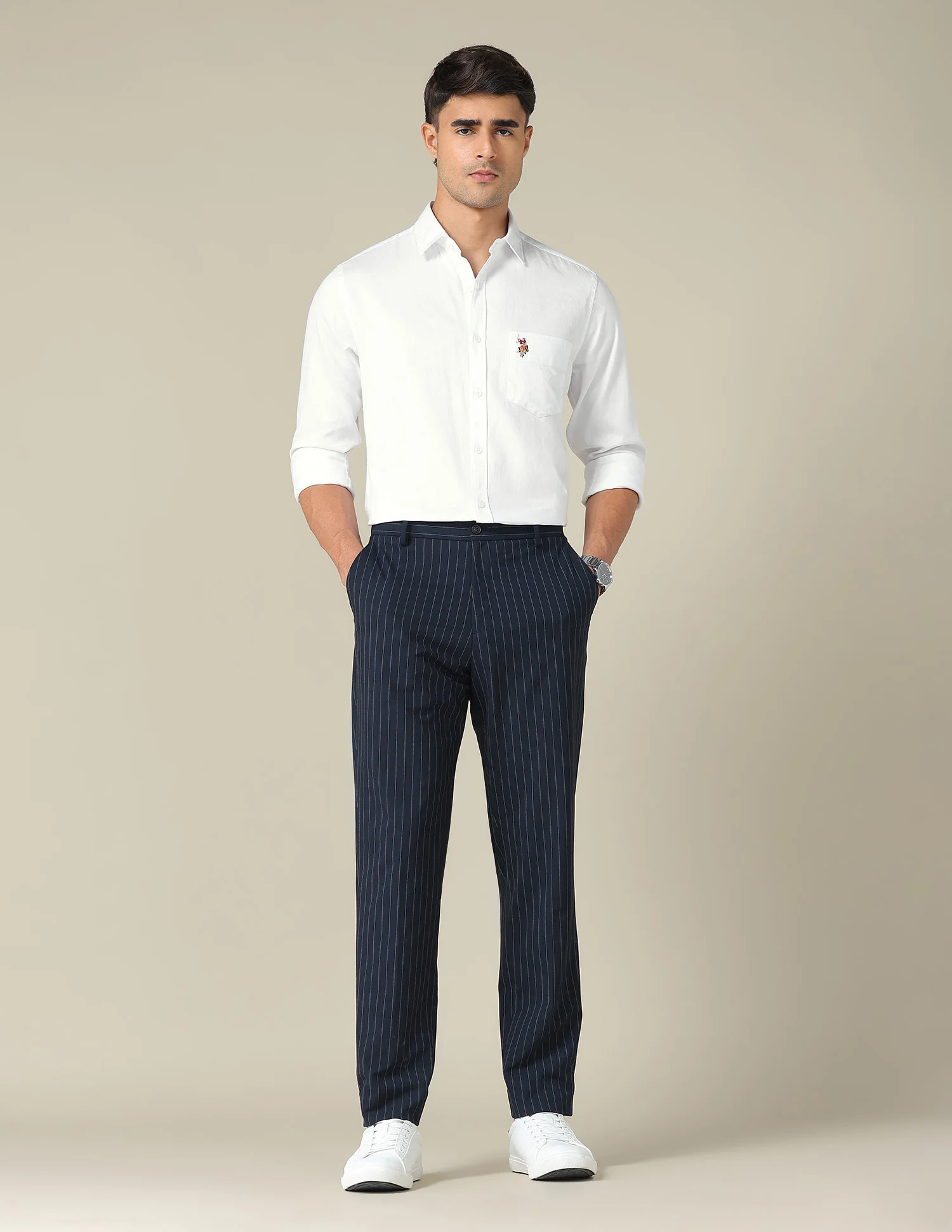 Tailored Fit Dobby Shirt - Image 3
