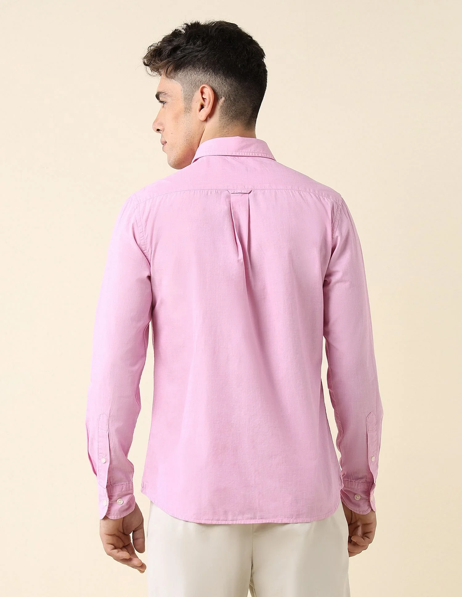 Tailored Fit Fil-à-Fil Shirt - Image 5