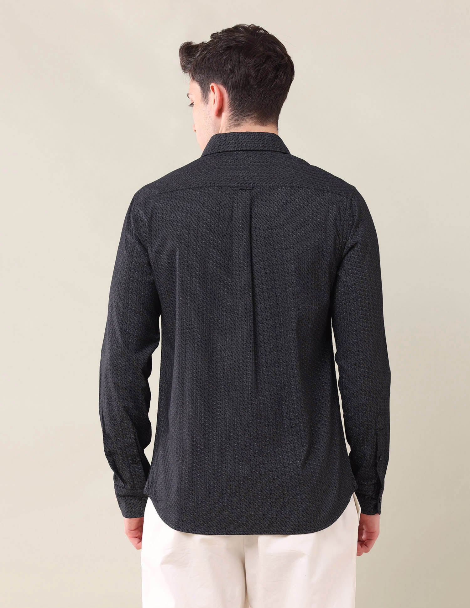Tailored Fit Geometric Printed Shirt - Image 5