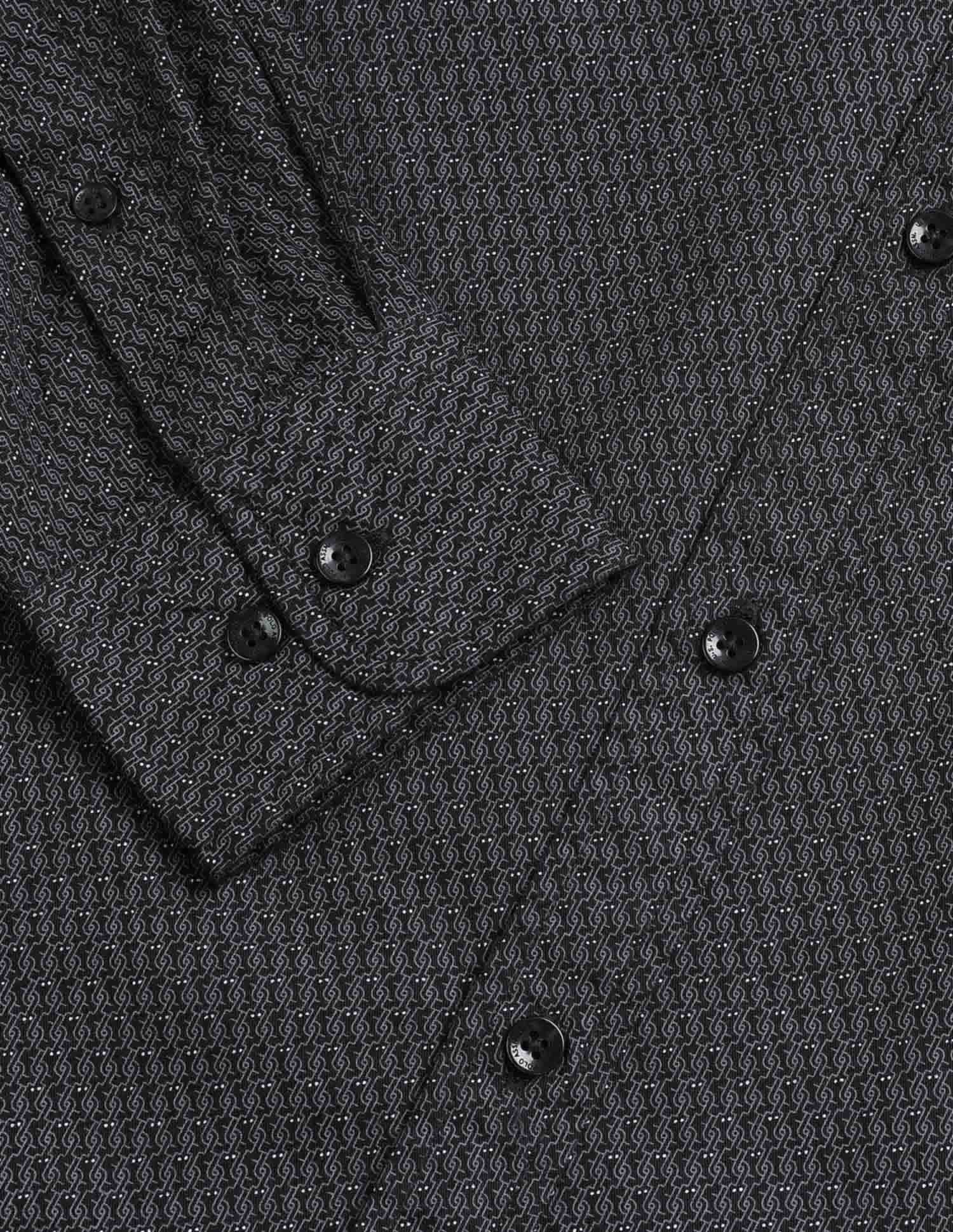 Tailored Fit Geometric Printed Shirt - Image 8