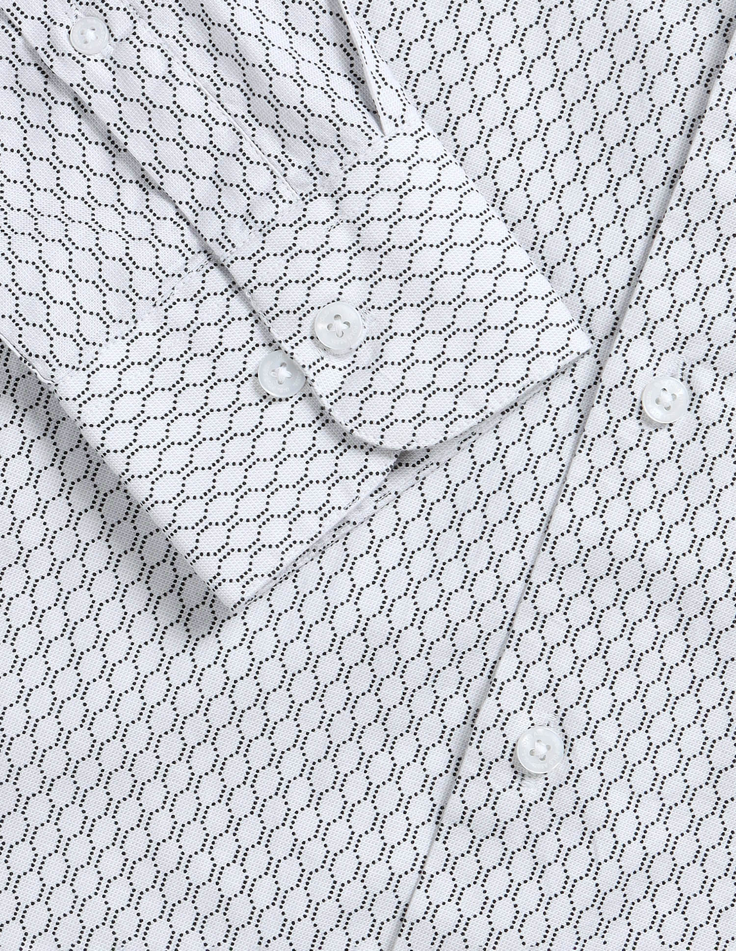 Tailored Fit Geometric Printed Shirt - Image 8