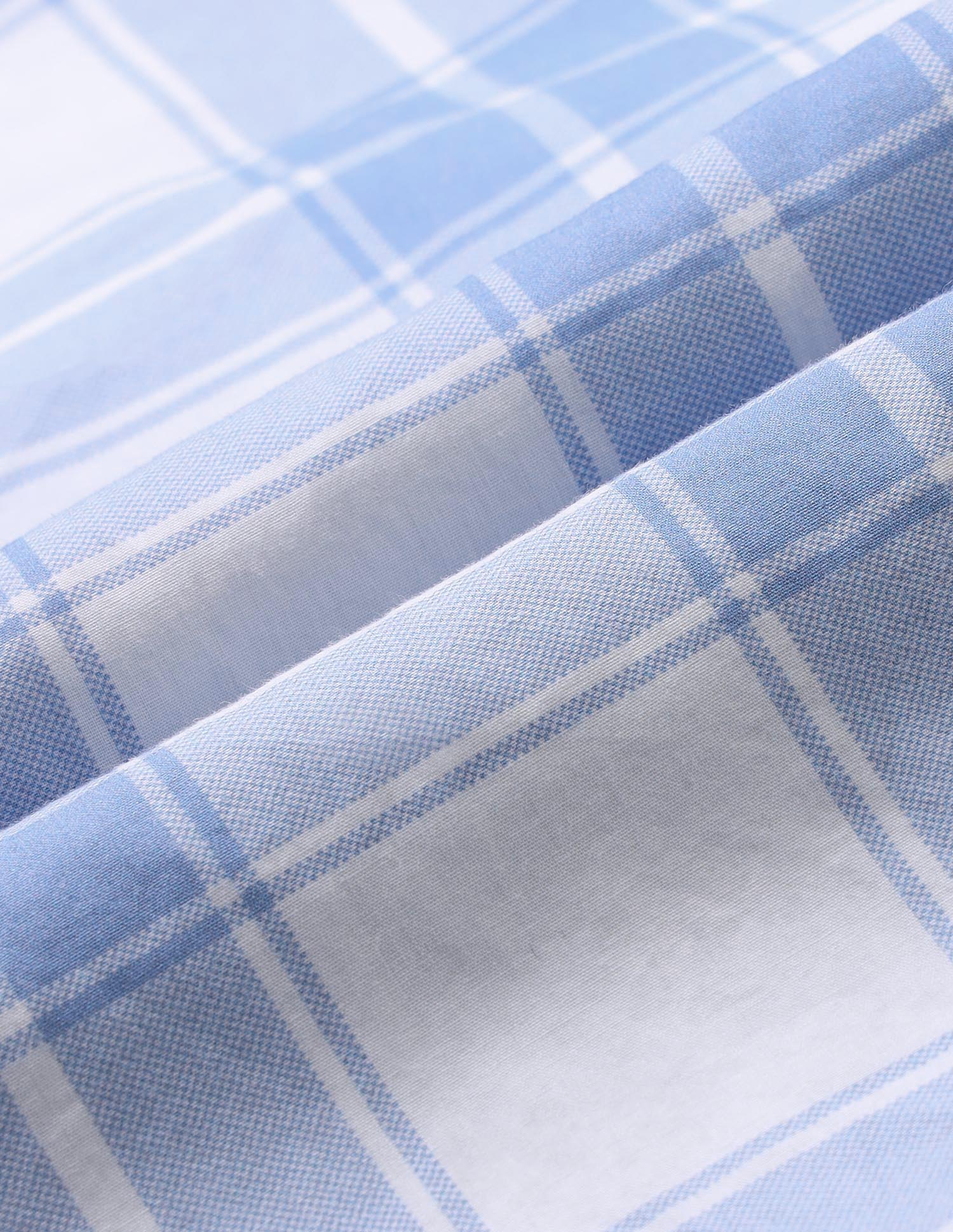 Tailored Fit Grid Tattersall Checked Shirt - Image 2