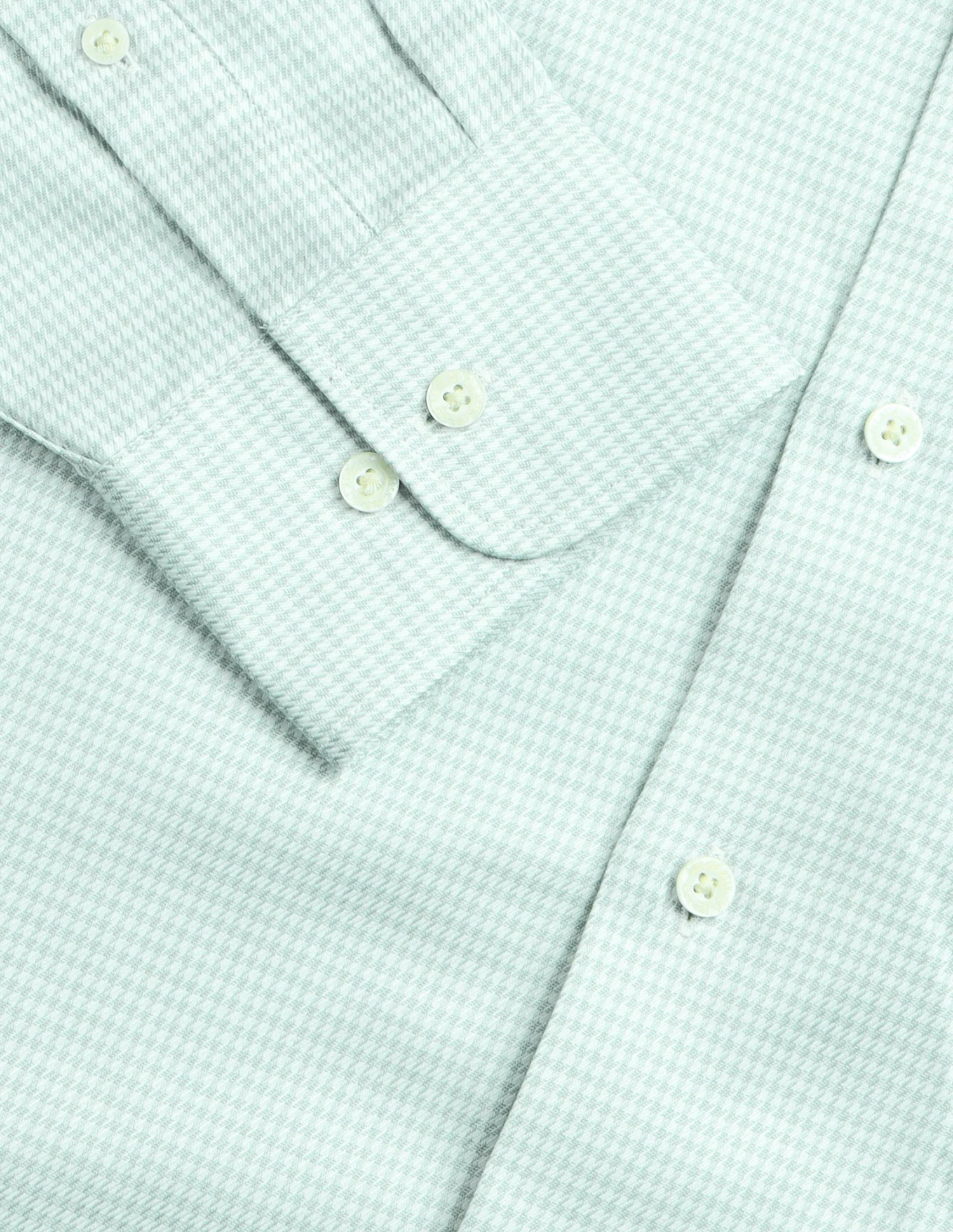 Tailored Fit Micro Checked Shirt - Image 8