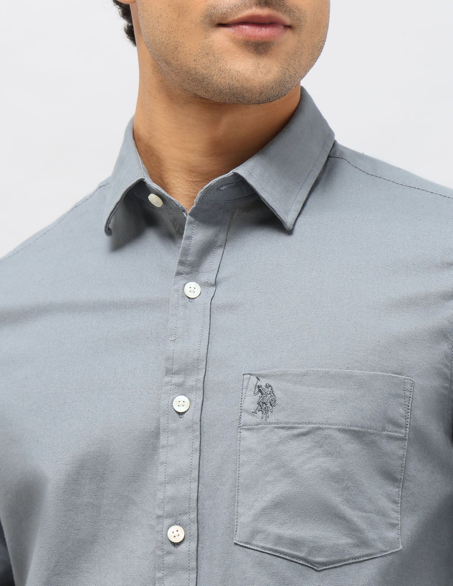 Tailored Fit Oxford Shirt - Image 7