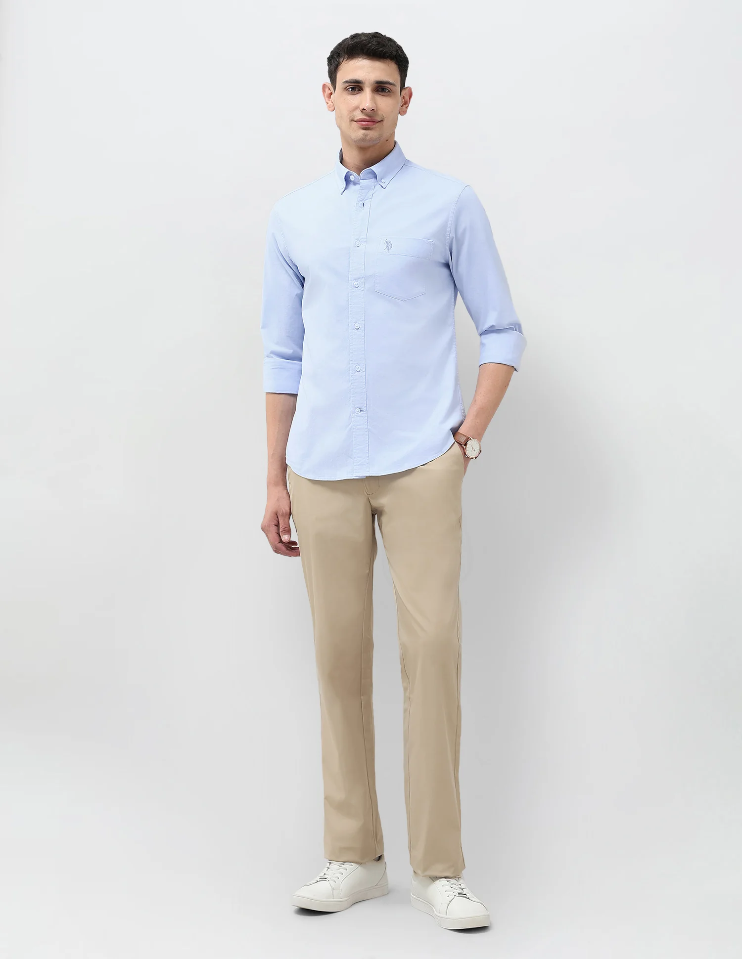 Tailored Fit Oxford Shirt - Image 3