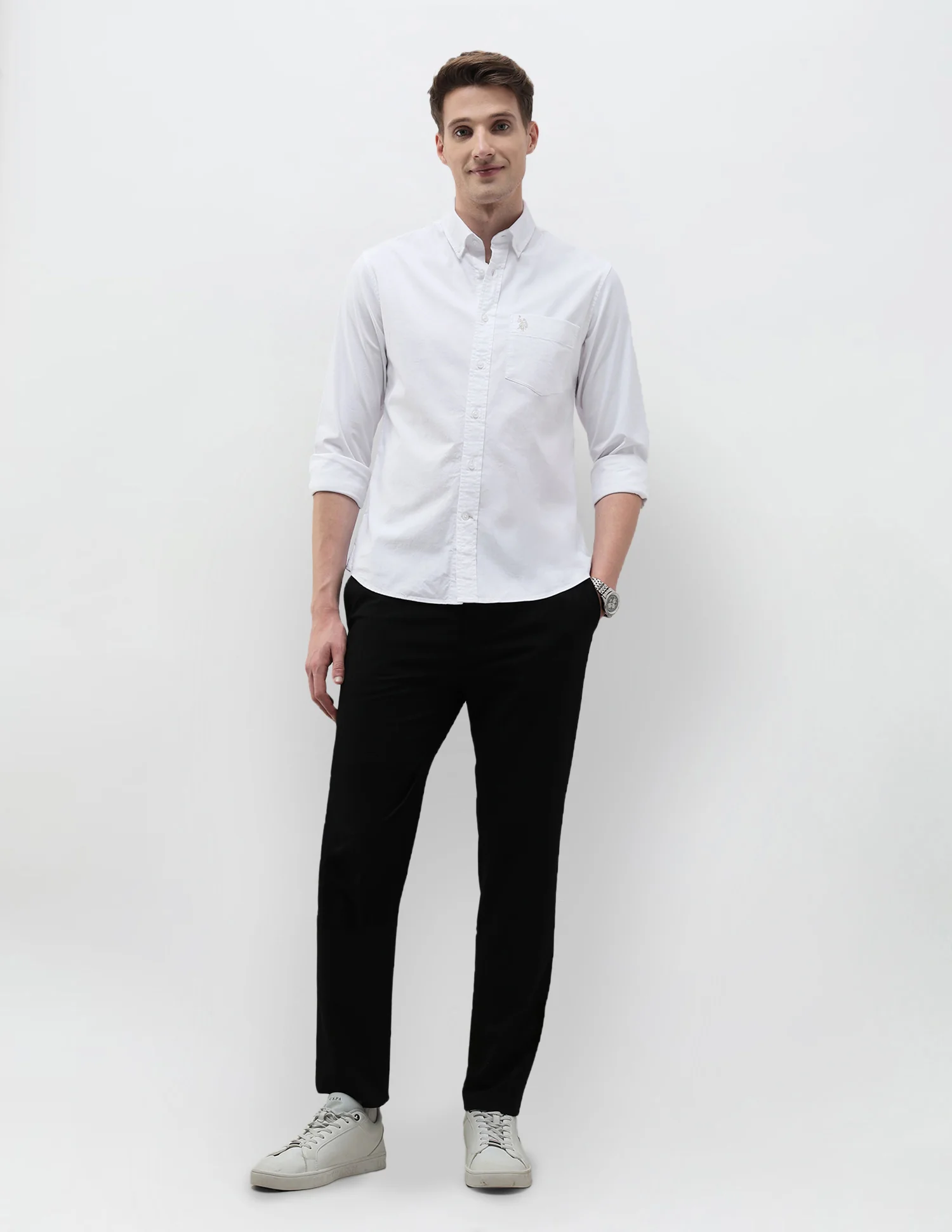 Tailored Fit Oxford Shirt - Image 3