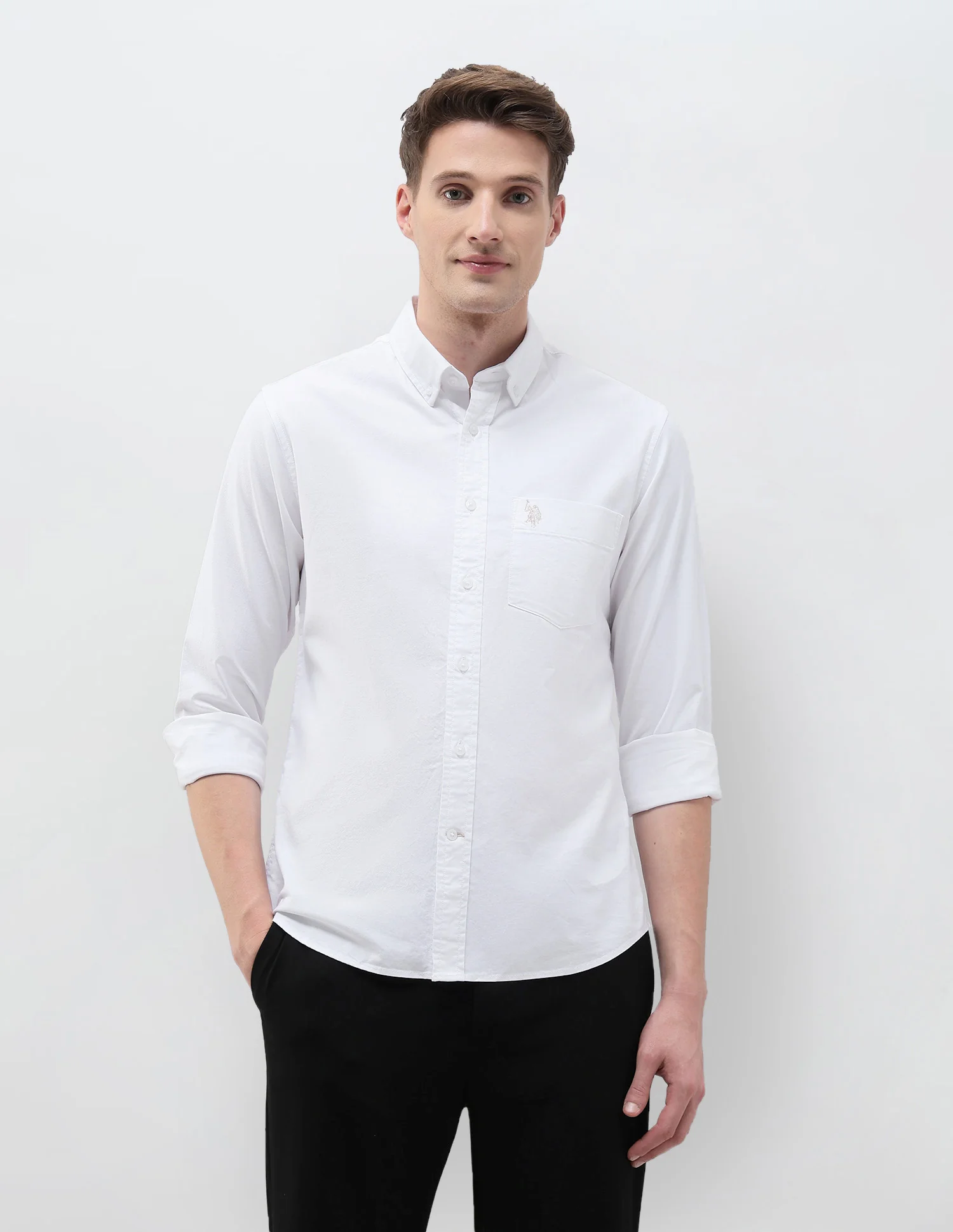 Tailored Fit Oxford Shirt - Image 6