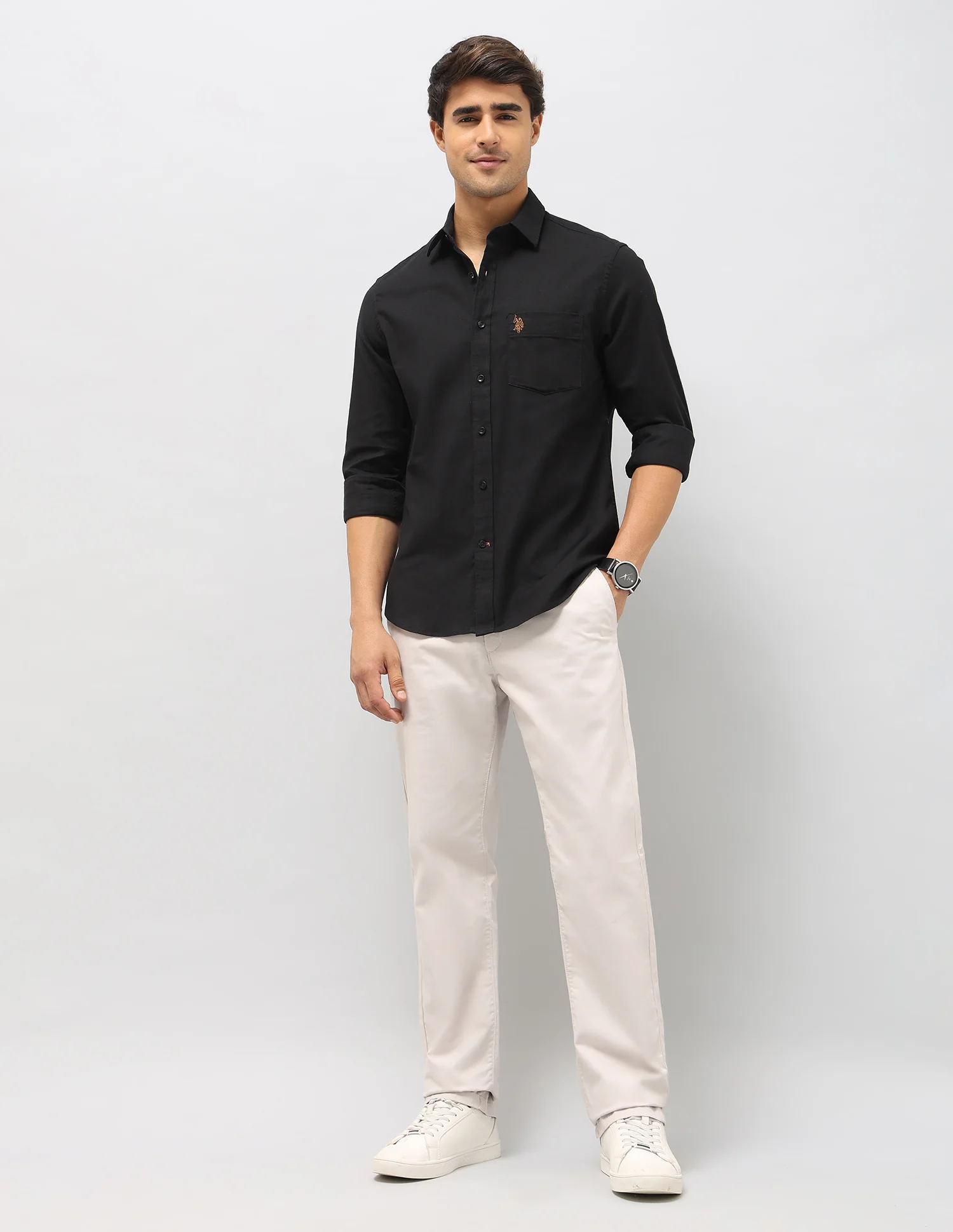 Tailored Fit Oxford Shirt - Image 3