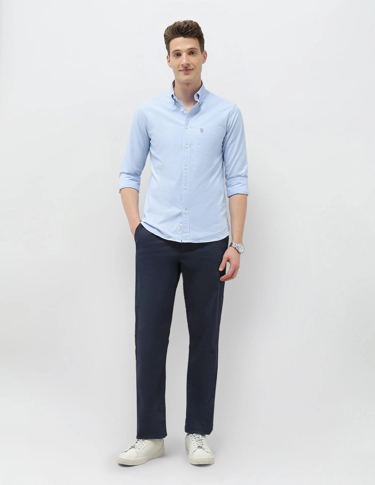 Tailored Fit Oxford Shirt - Image 3