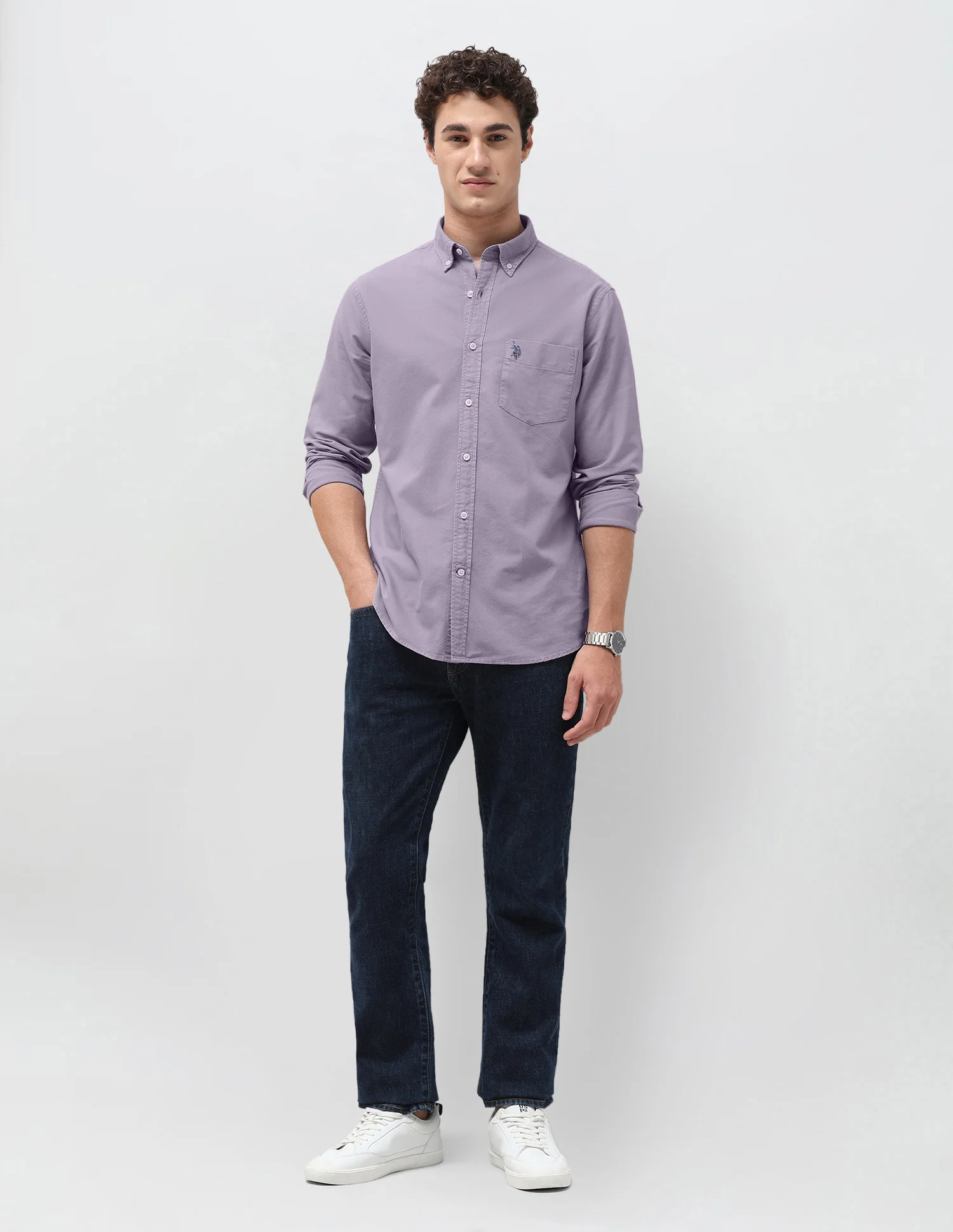 Tailored Fit Oxford Shirt - Image 3