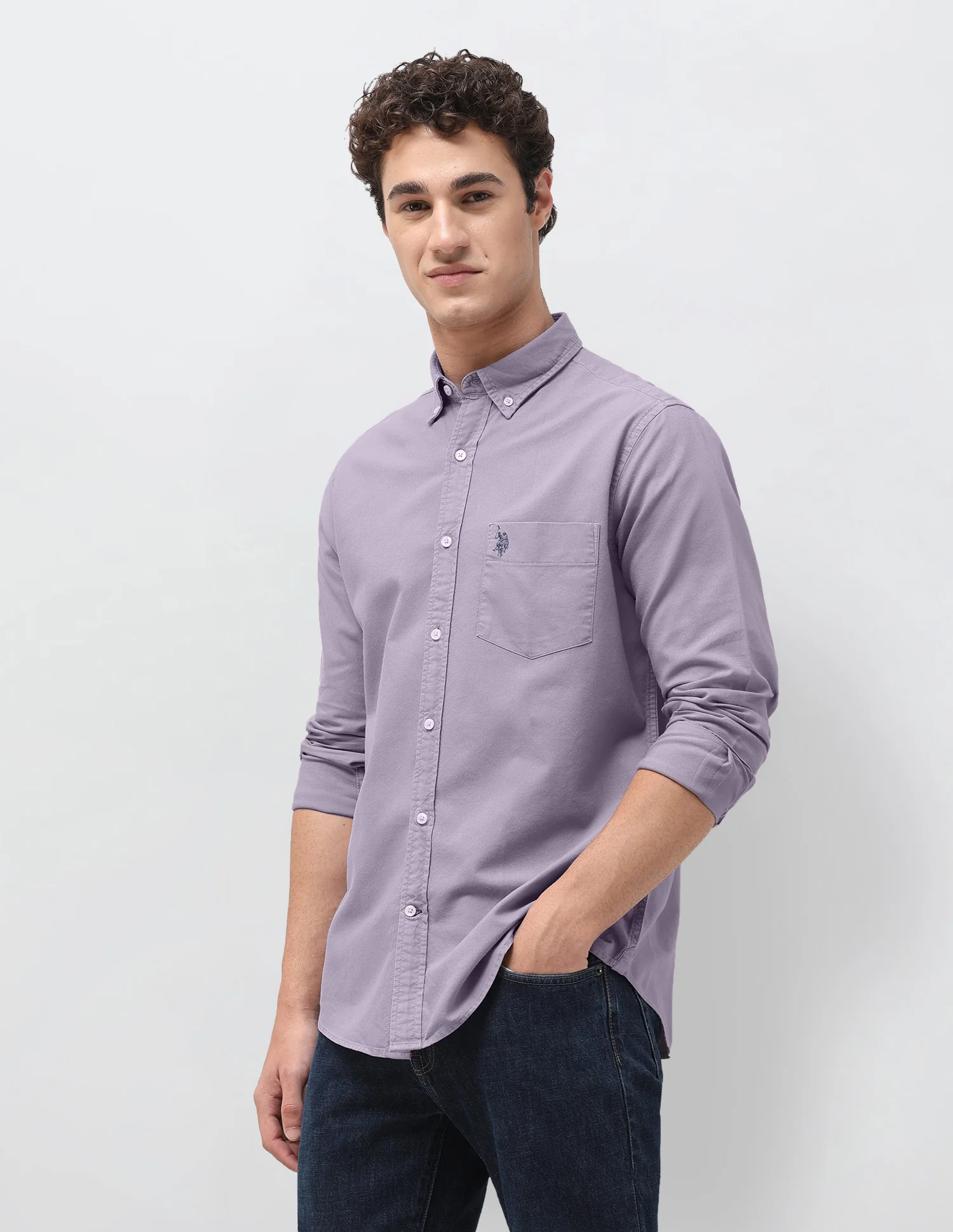 Tailored Fit Oxford Shirt - Image 4