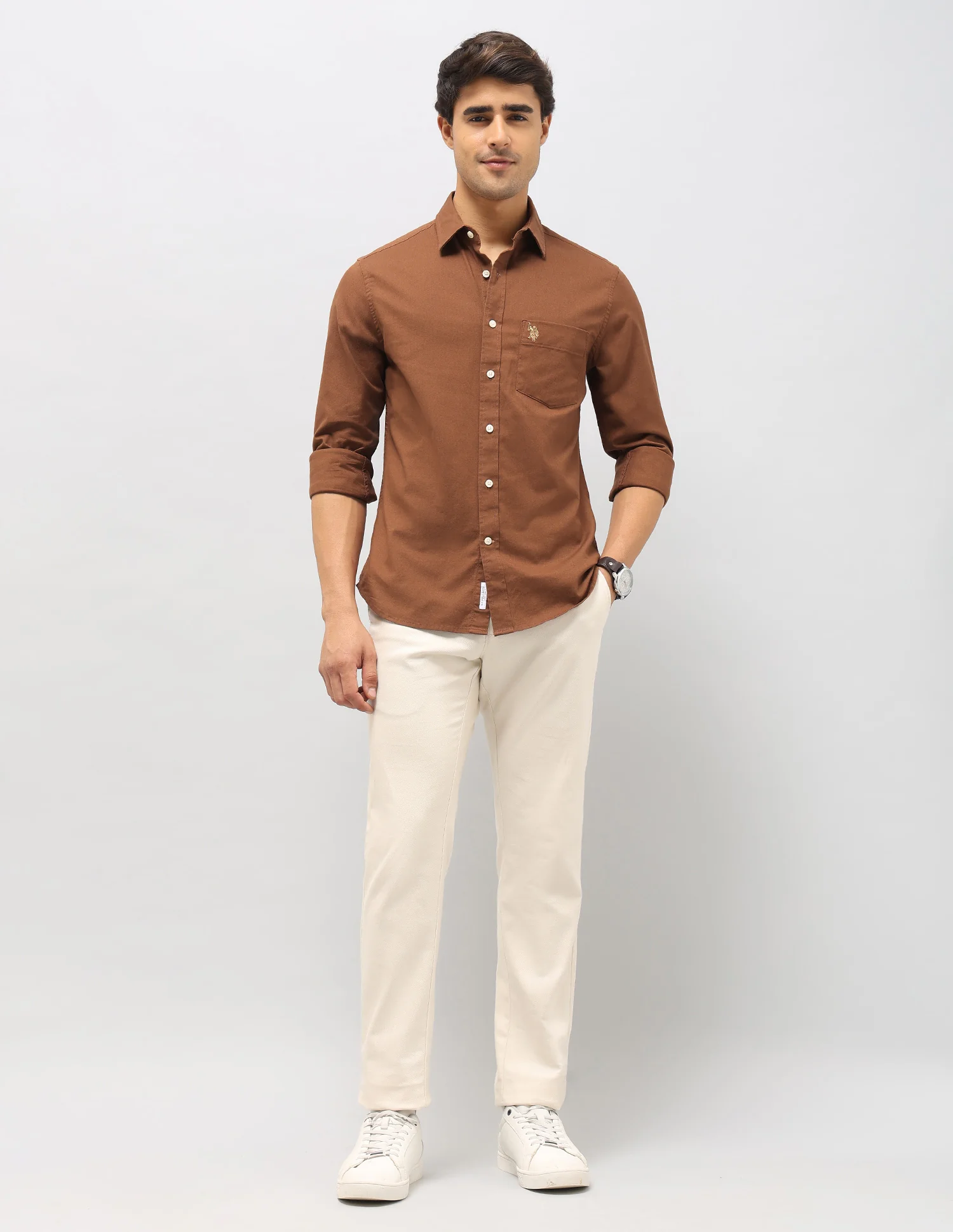 Tailored Fit Oxford Shirt - Image 3
