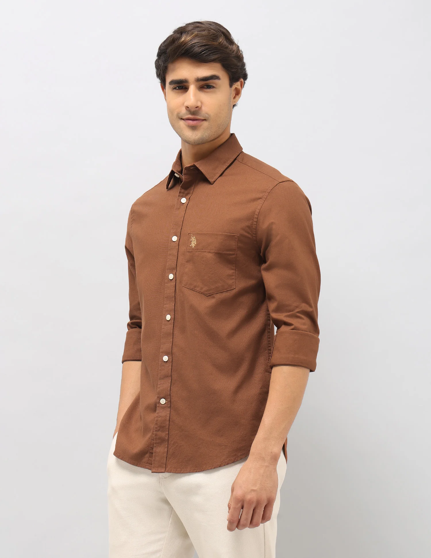 Tailored Fit Oxford Shirt - Image 4