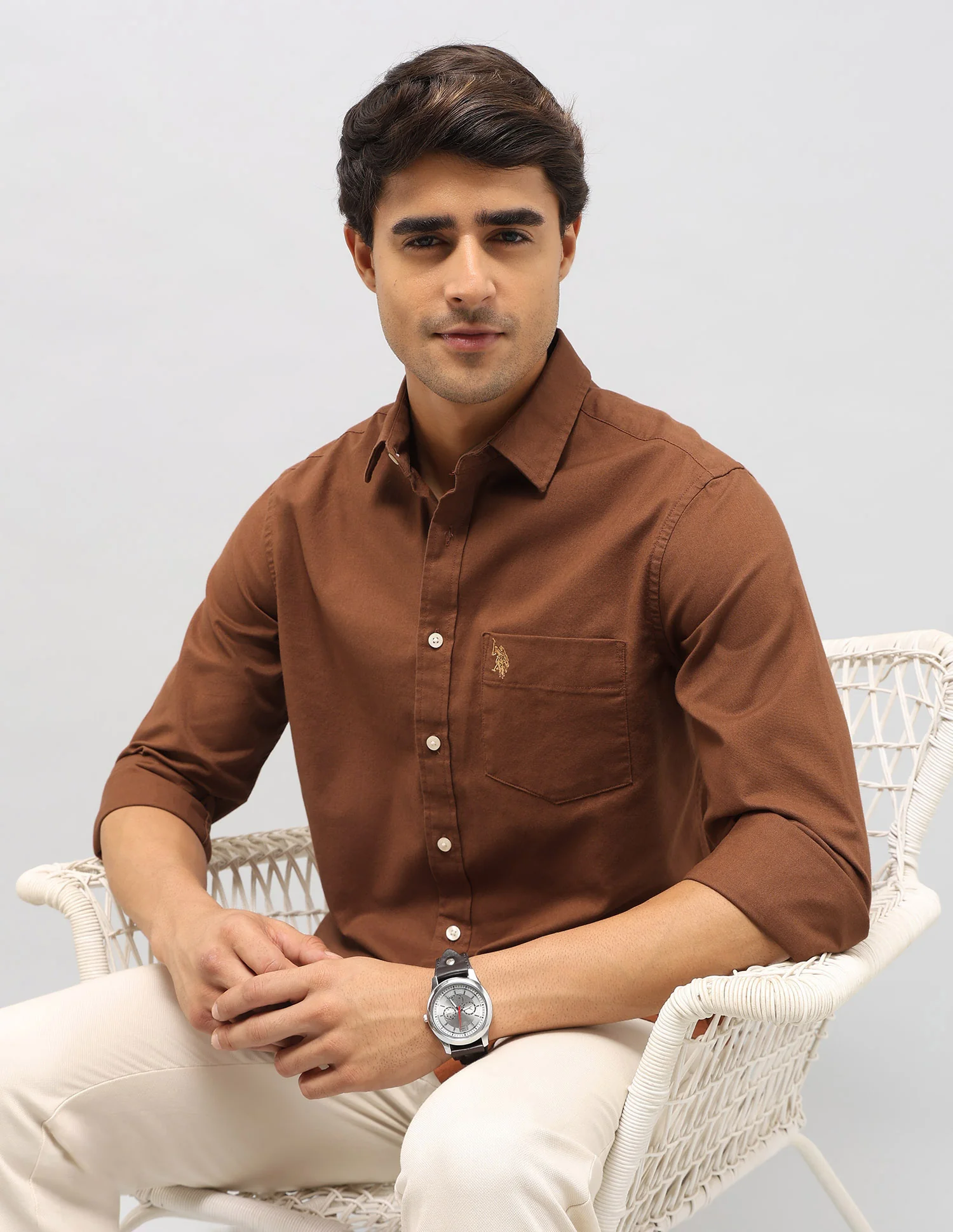 Tailored Fit Oxford Shirt - Image 6