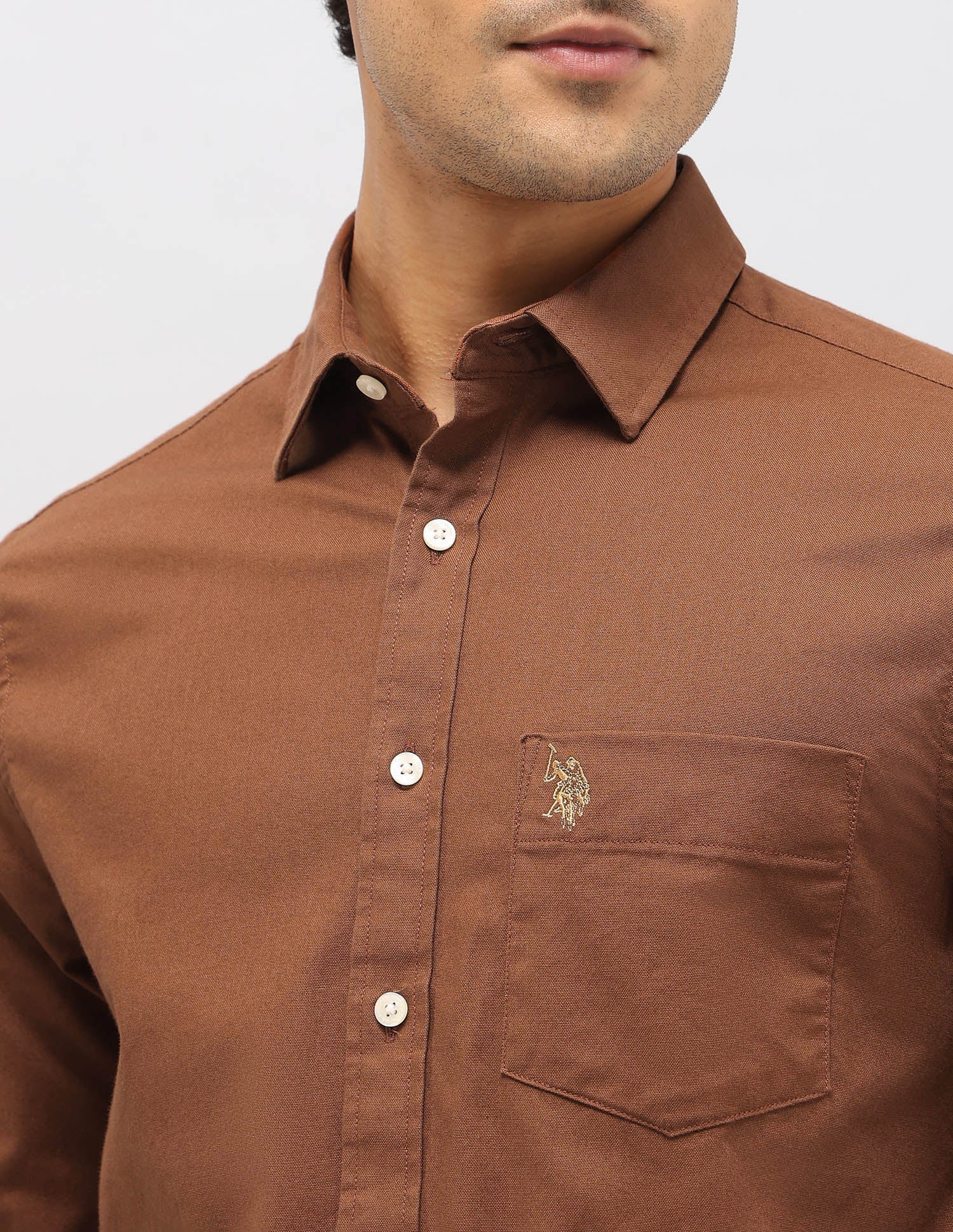 Tailored Fit Oxford Shirt - Image 7