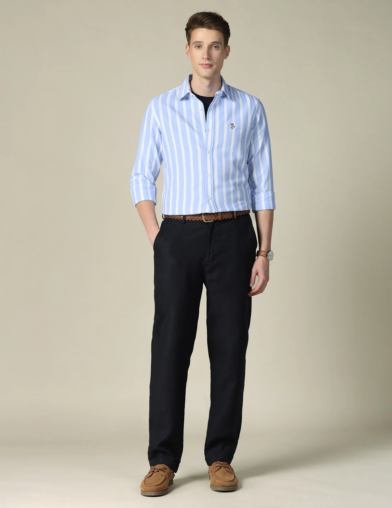 Tailored Fit Oxford Shirt - Image 3