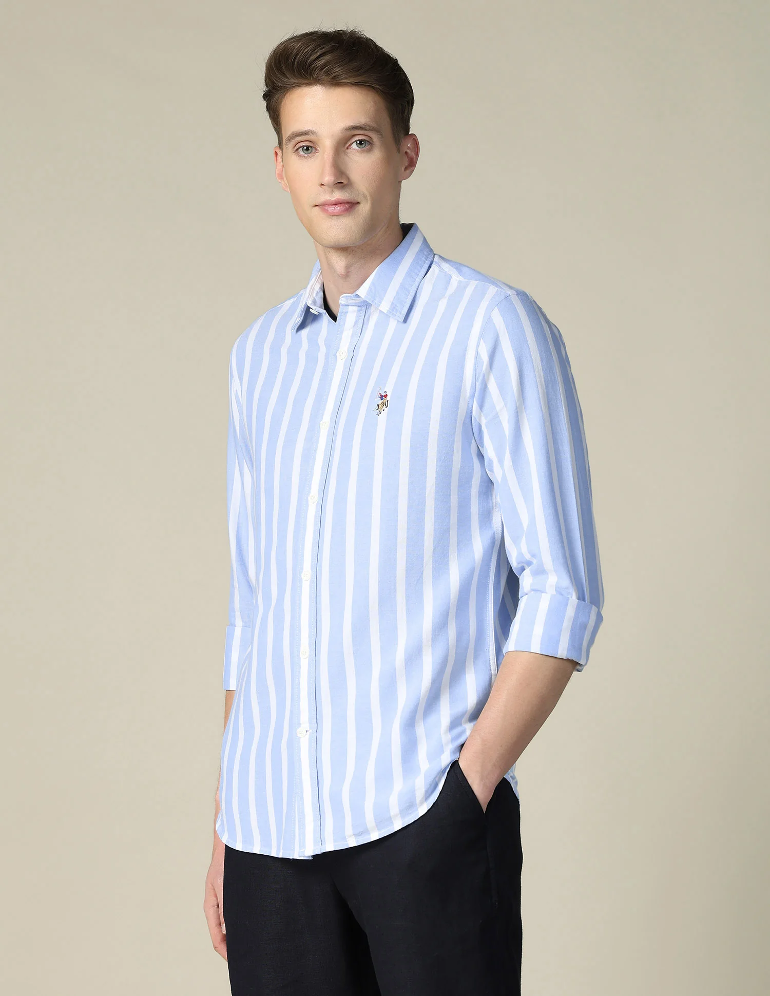 Tailored Fit Oxford Shirt - Image 4