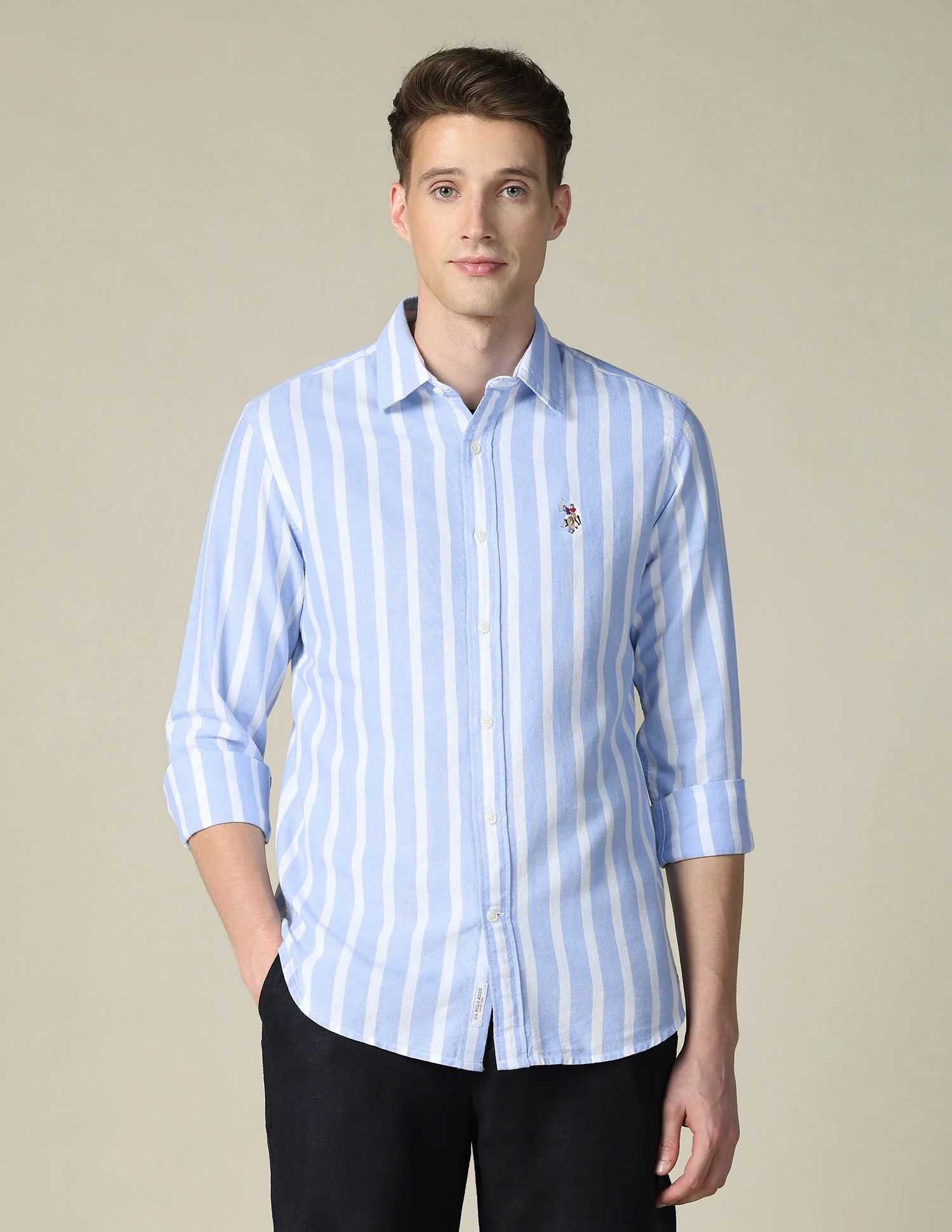 Tailored Fit Oxford Shirt - Image 6