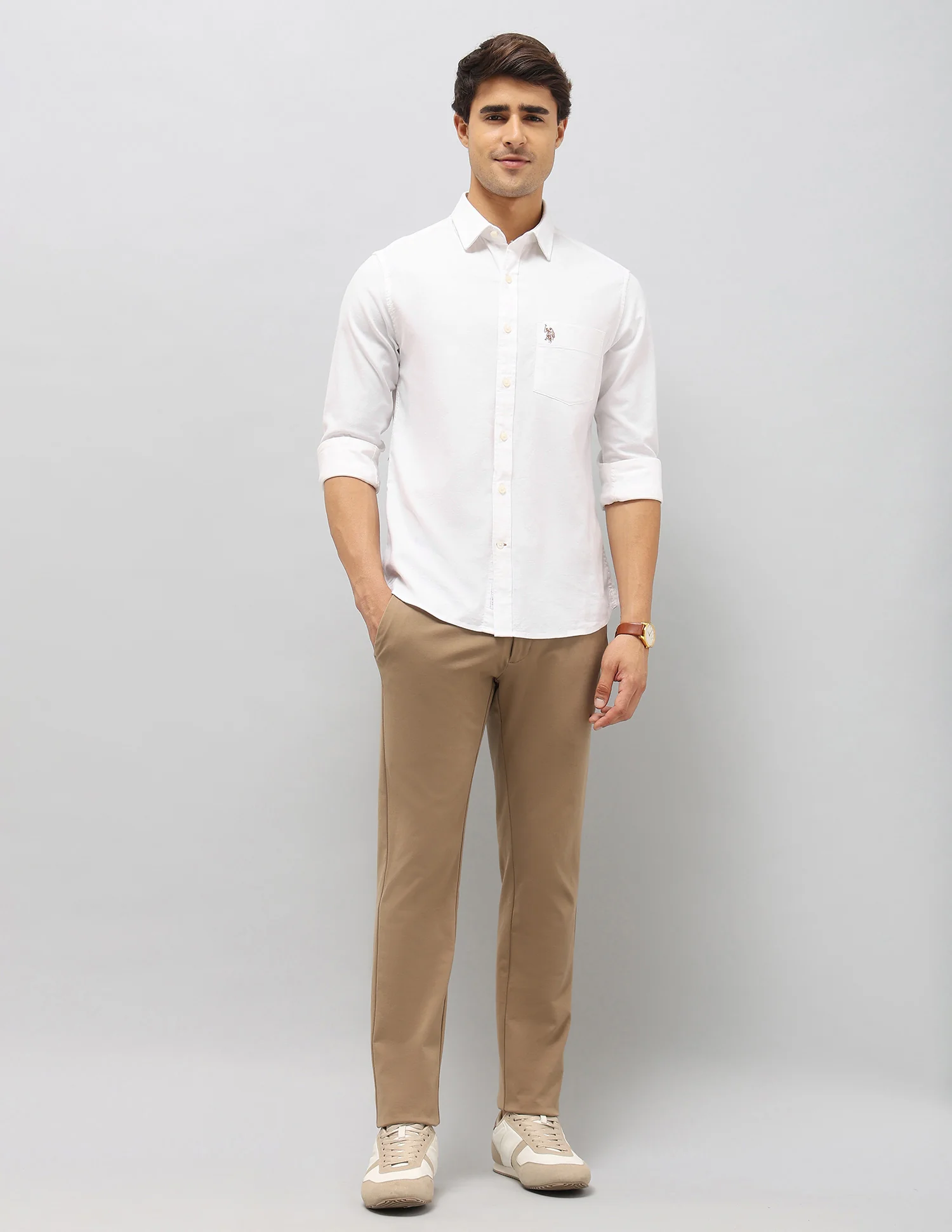 Tailored Fit Oxford Shirt - Image 3