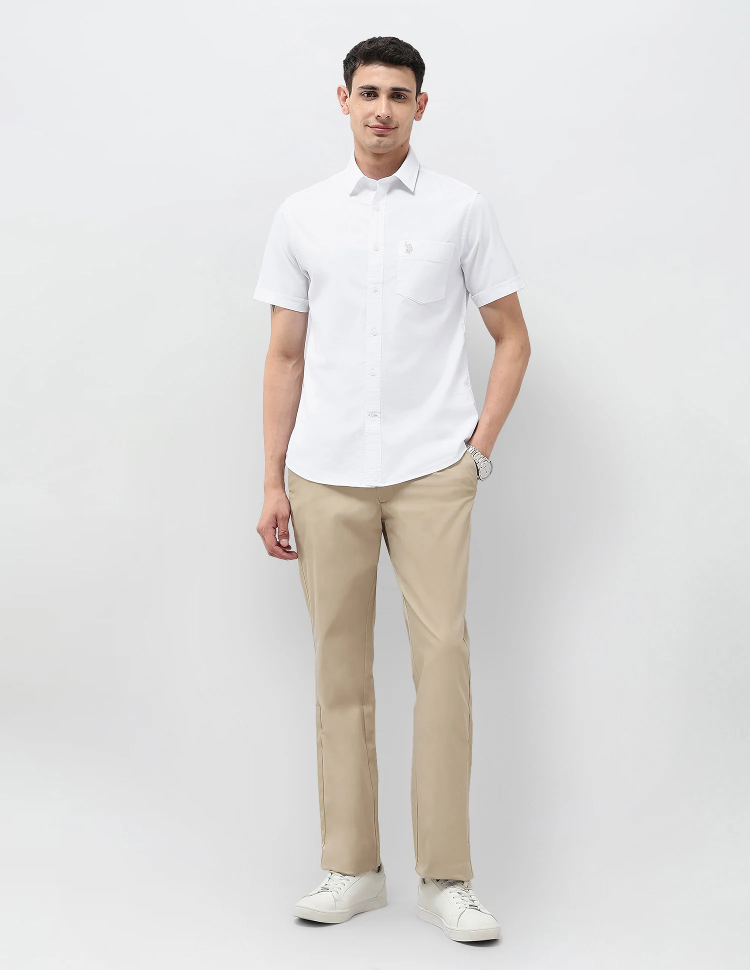 Tailored Fit Oxford Shirt - Image 3