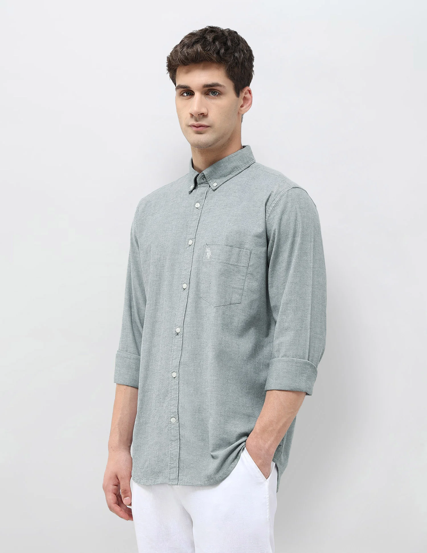 Tailored Fit Oxford Shirt - Image 4